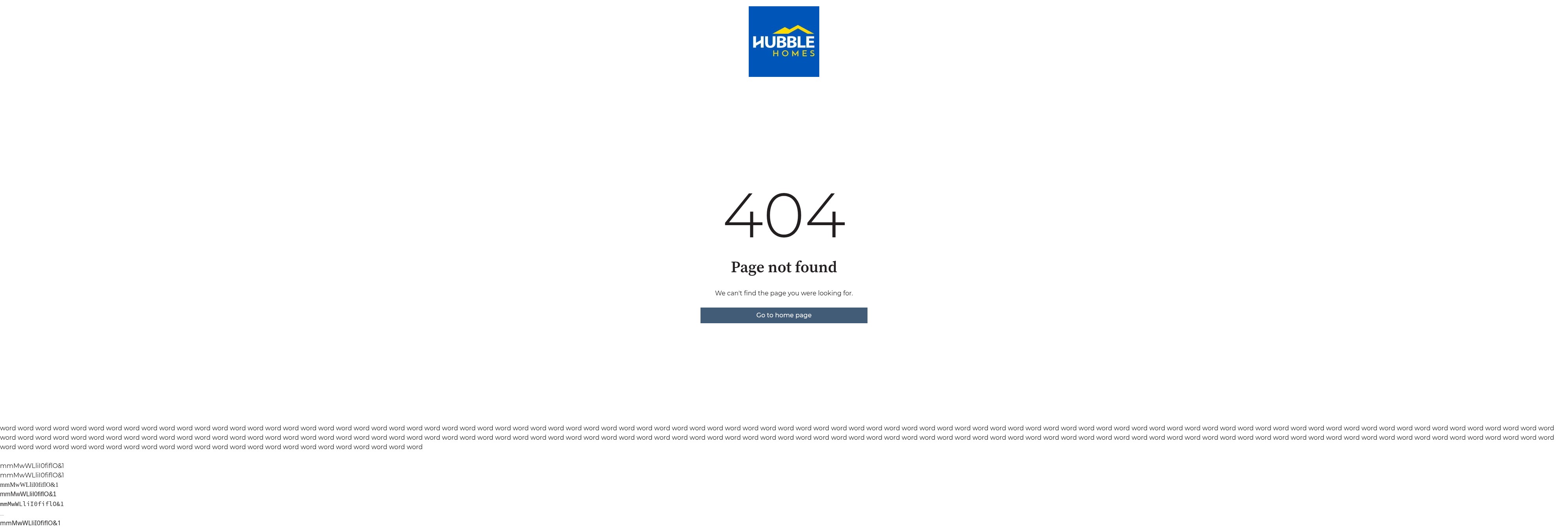 Screenshot of info.hubblehomes.com