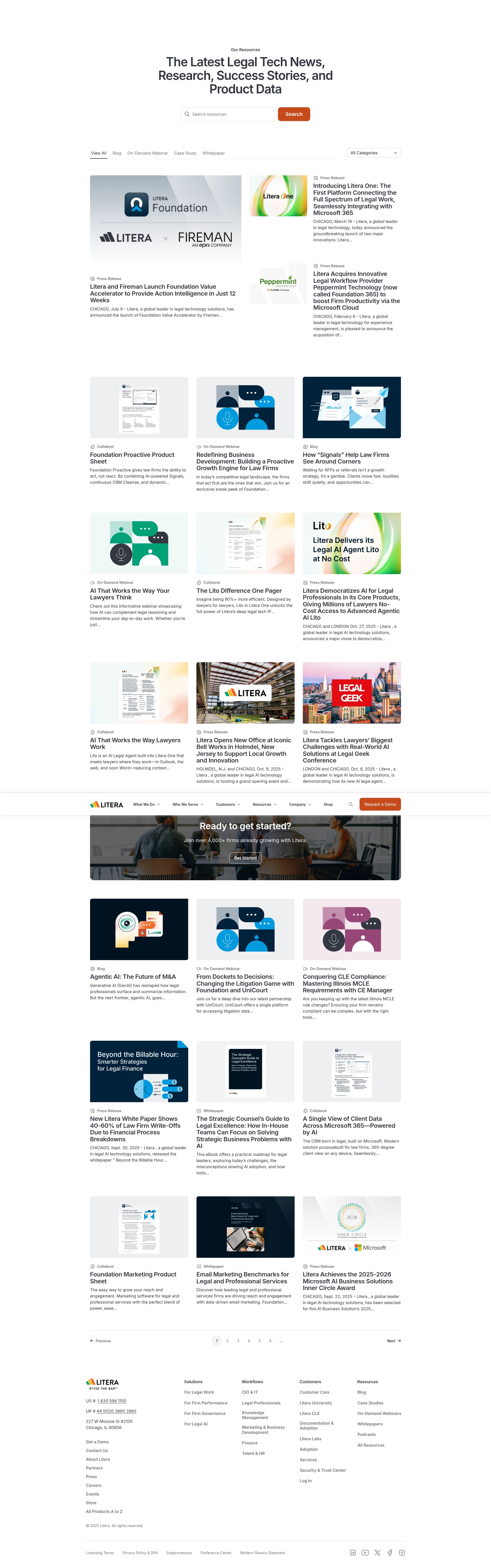 Screenshot of info.litera.com