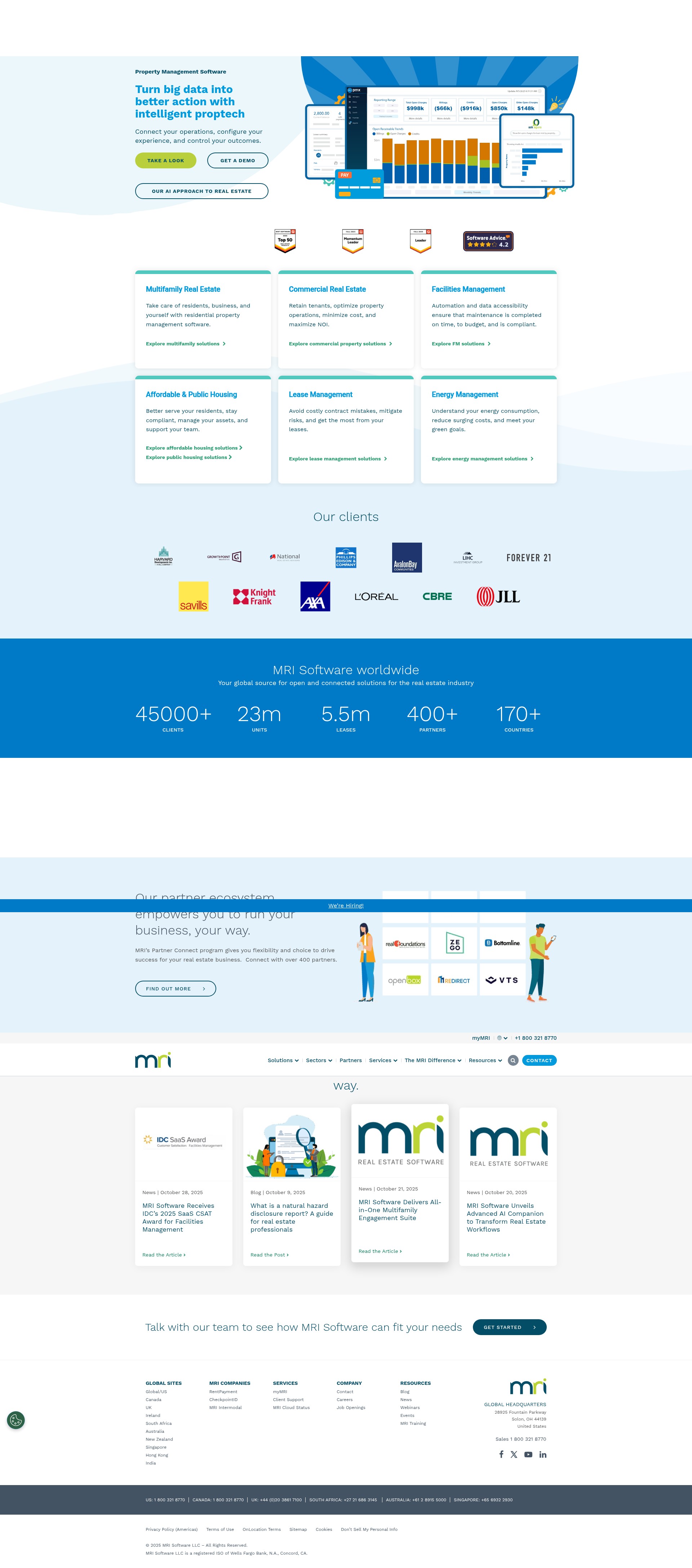 Screenshot of info.mrisoftware.com