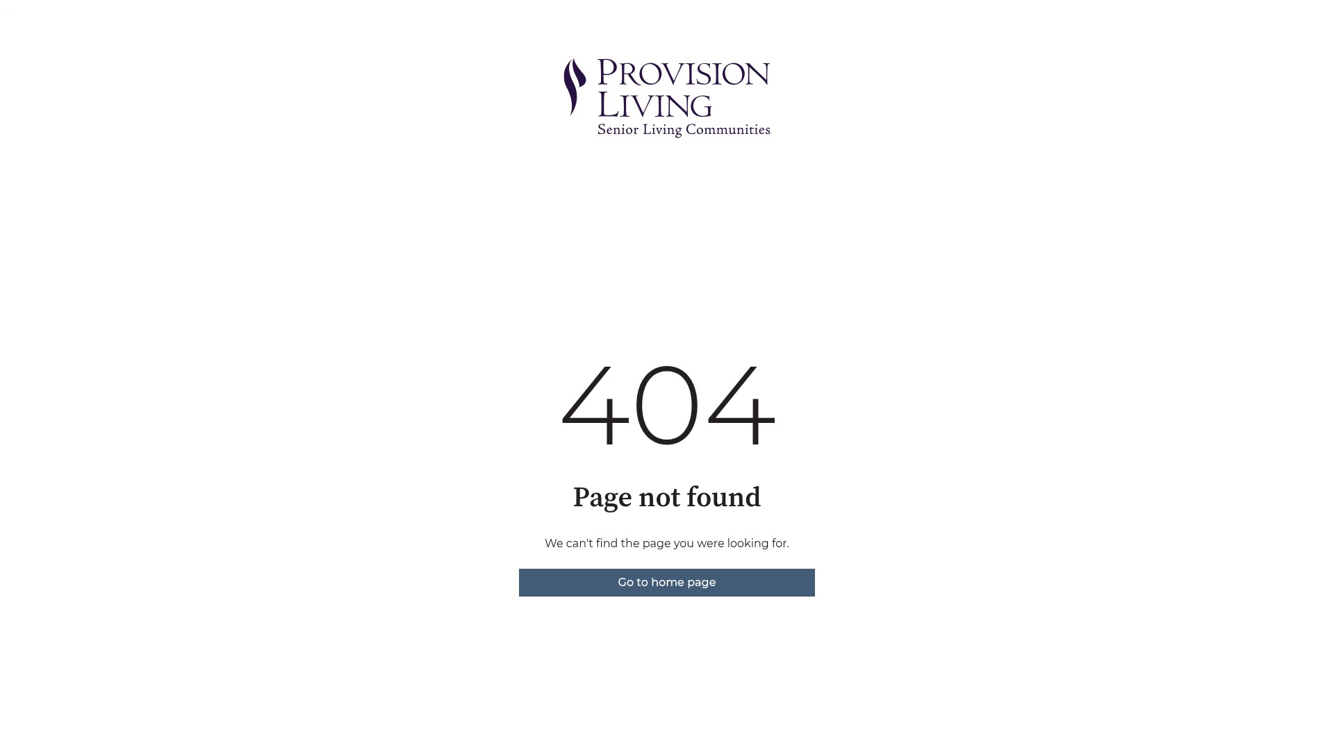 Screenshot of info.provisionliving.com