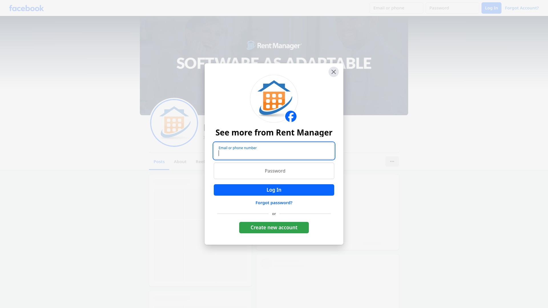 Screenshot of info.rentmanager.com