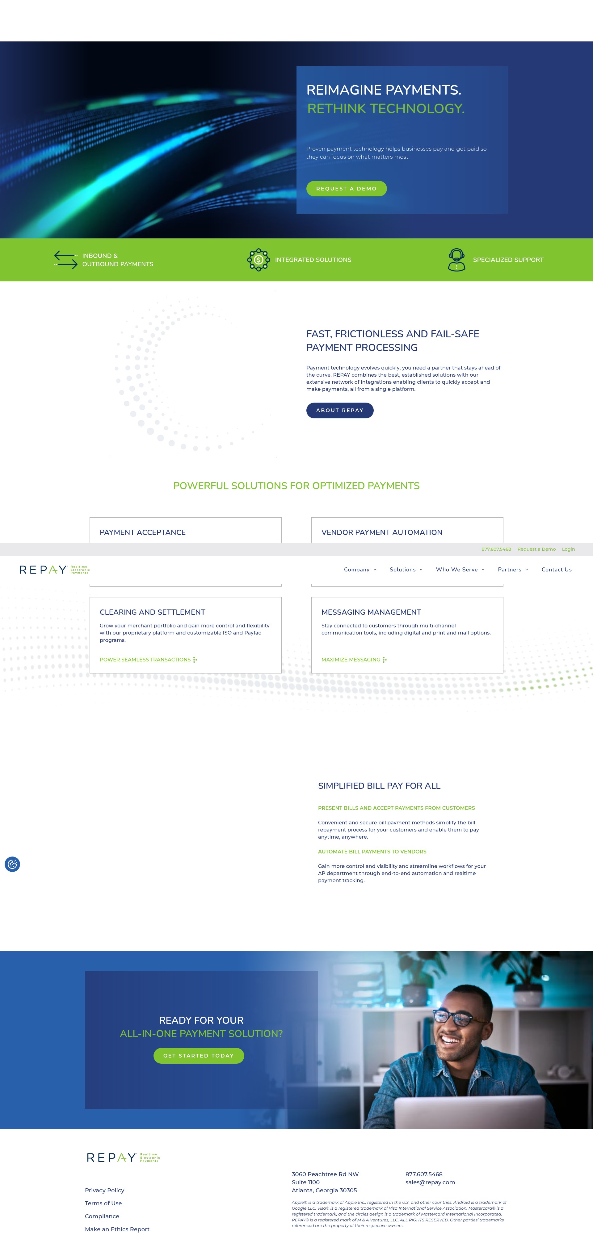 Screenshot of info.repay.com
