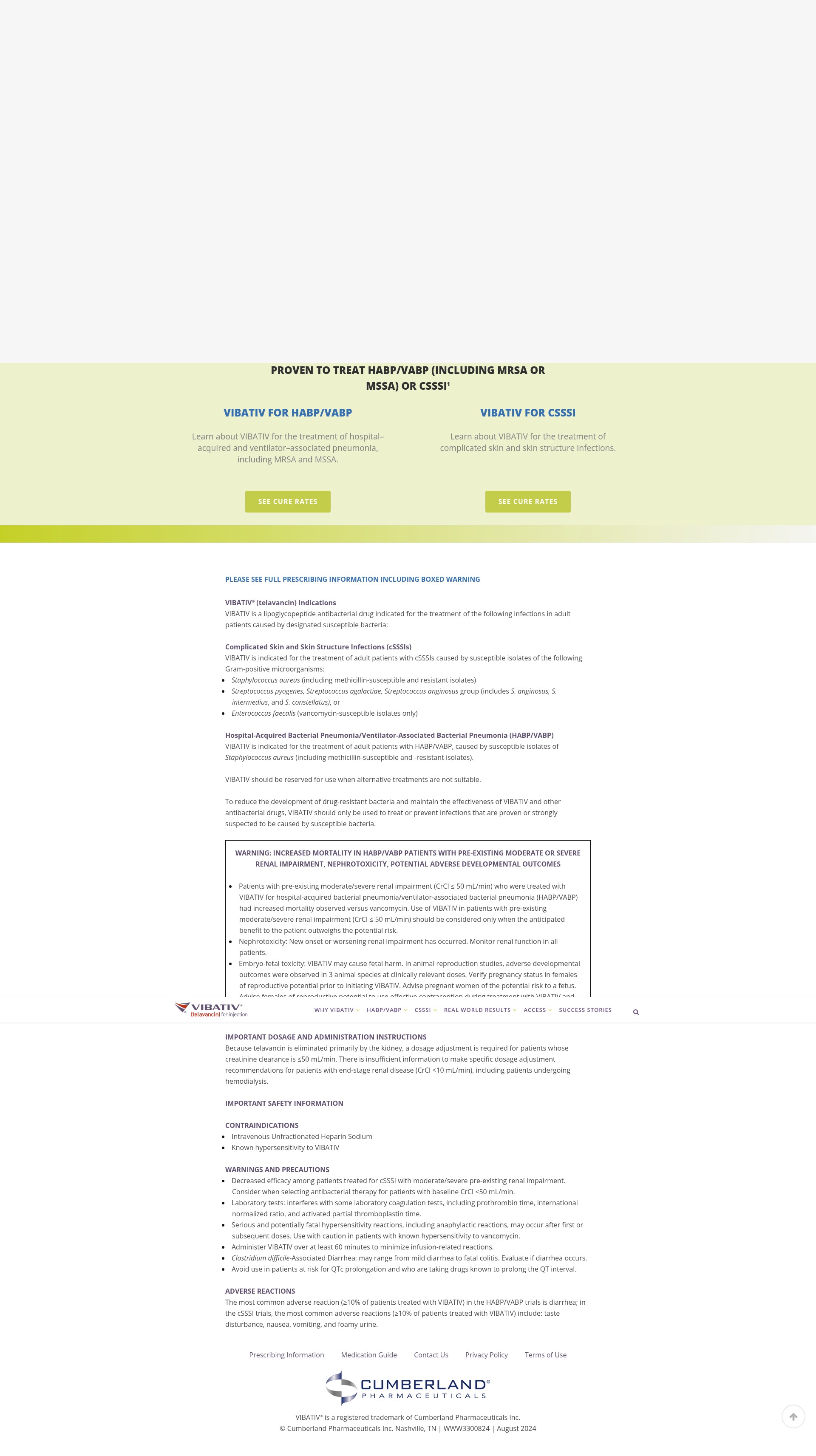 Screenshot of info.vibativ.com