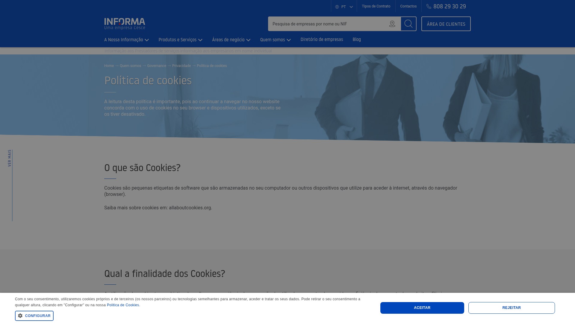 Screenshot of informadb.pt