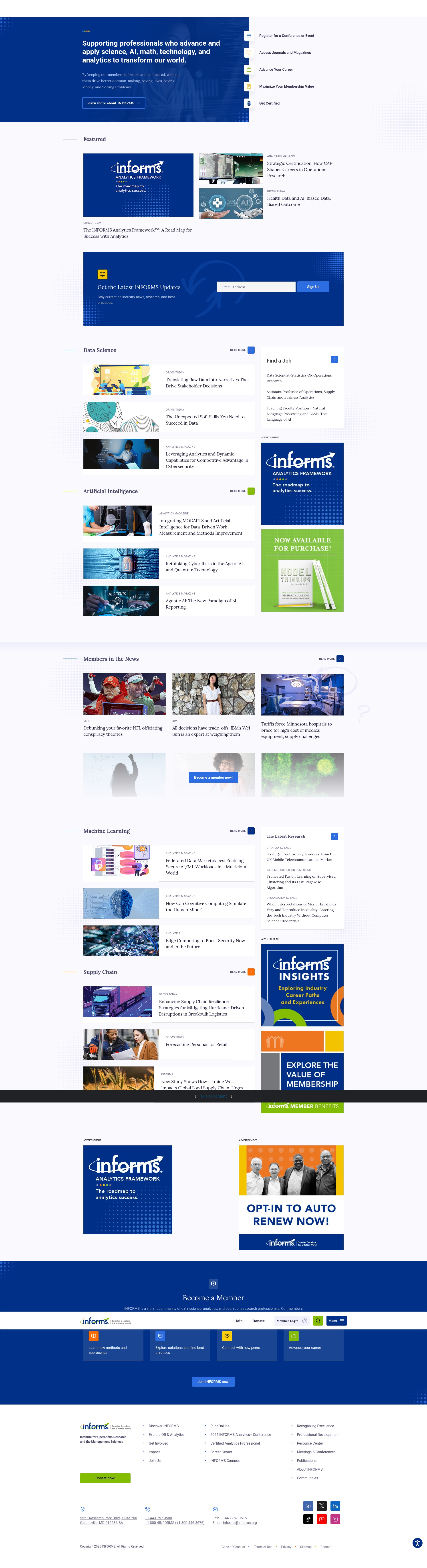 Screenshot of informs.org