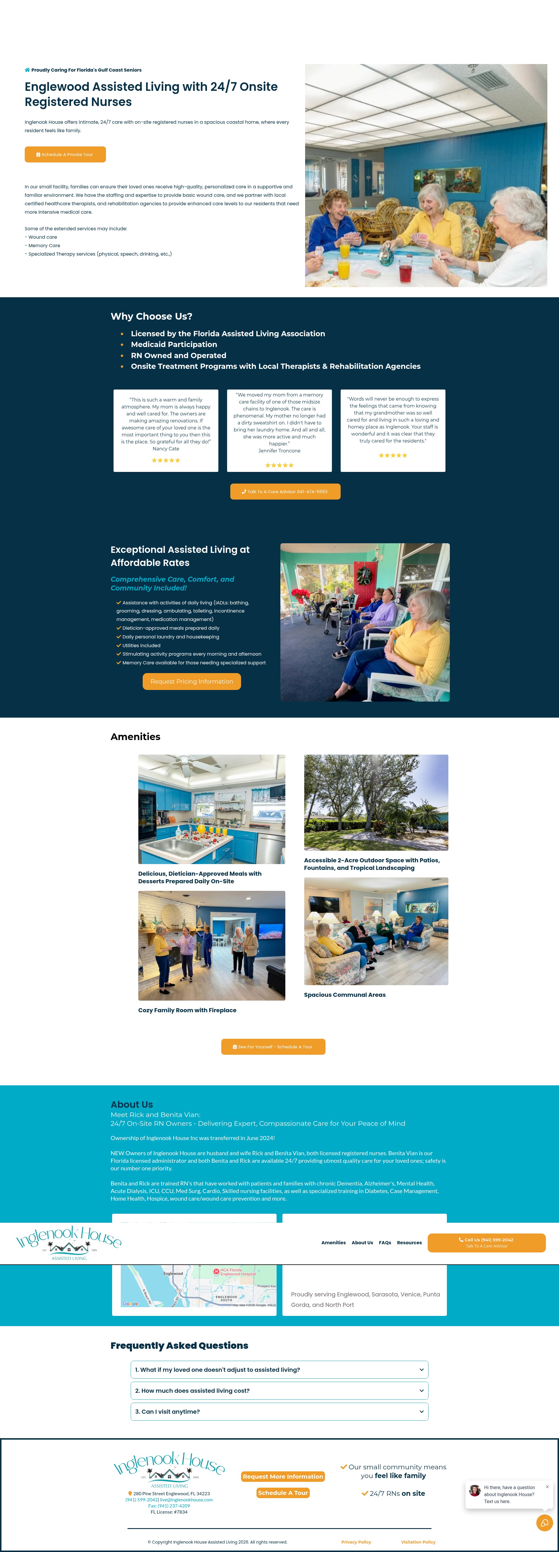 Screenshot of inglenookhouse.com