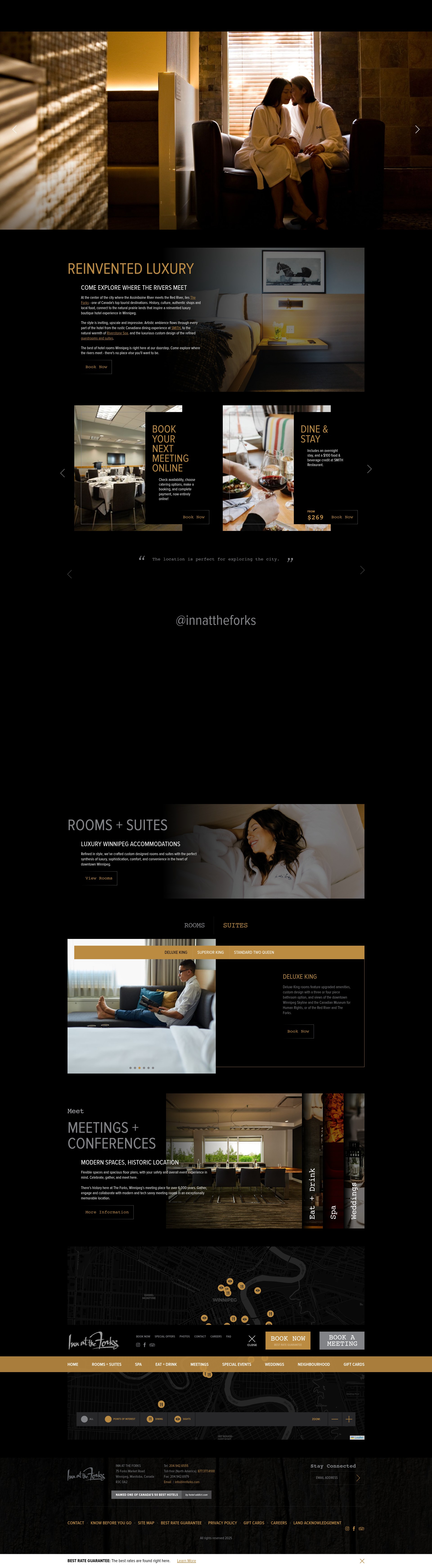 Screenshot of innforks.com