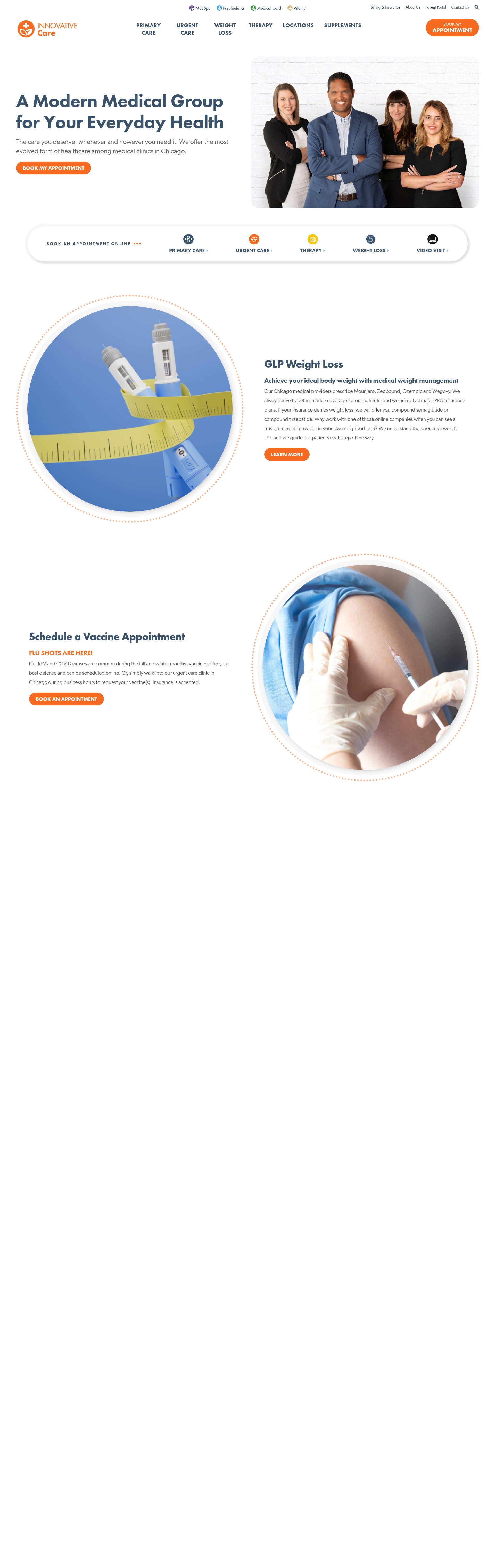 Screenshot of innovative-care.com