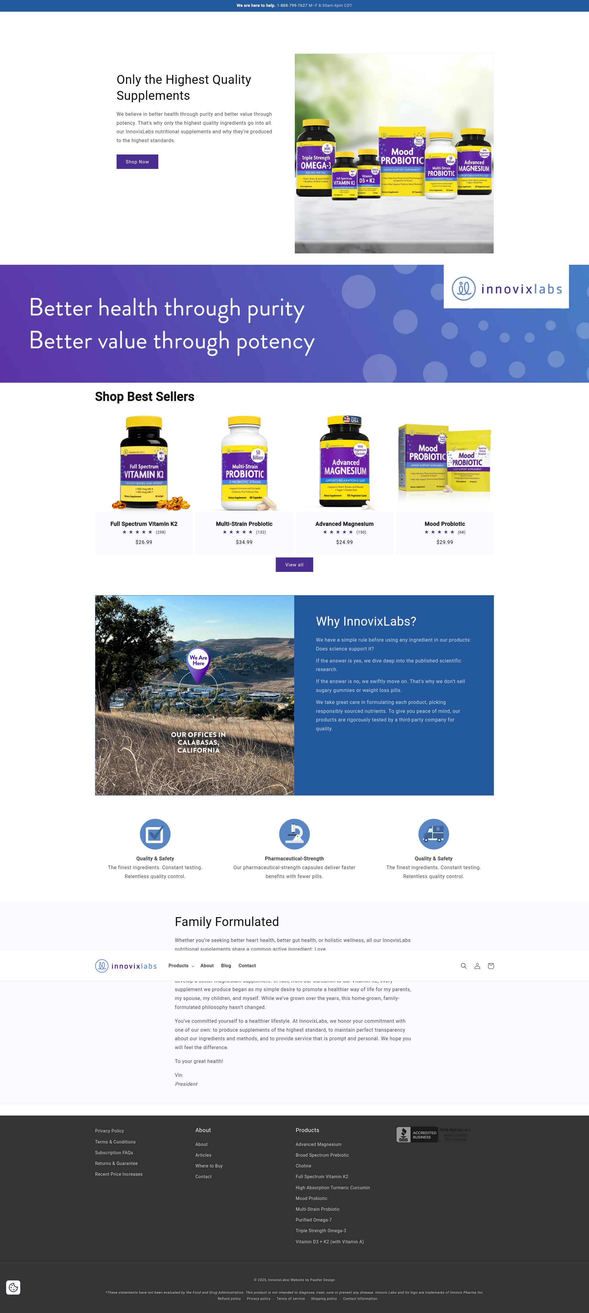 Screenshot of innovixlabs.com