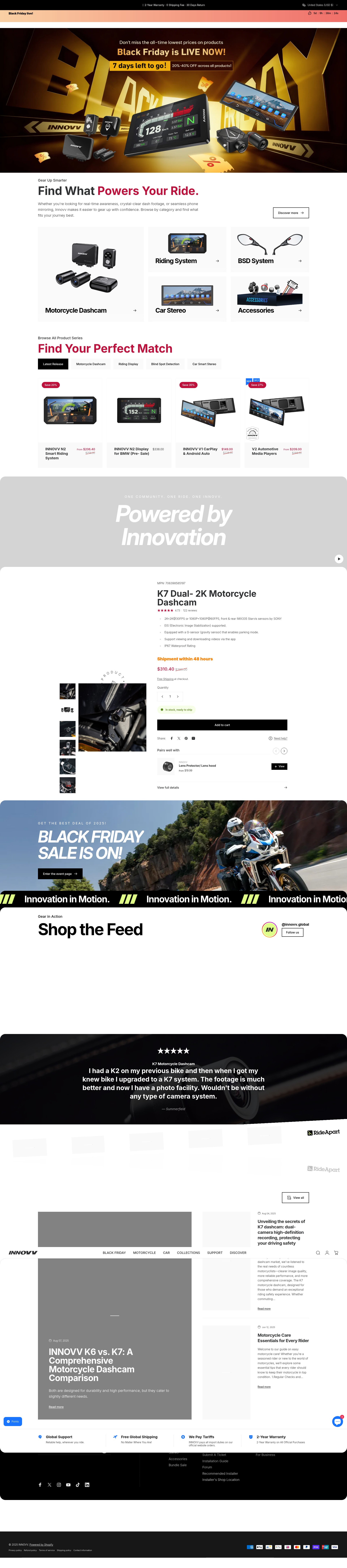 Screenshot of innovv.com