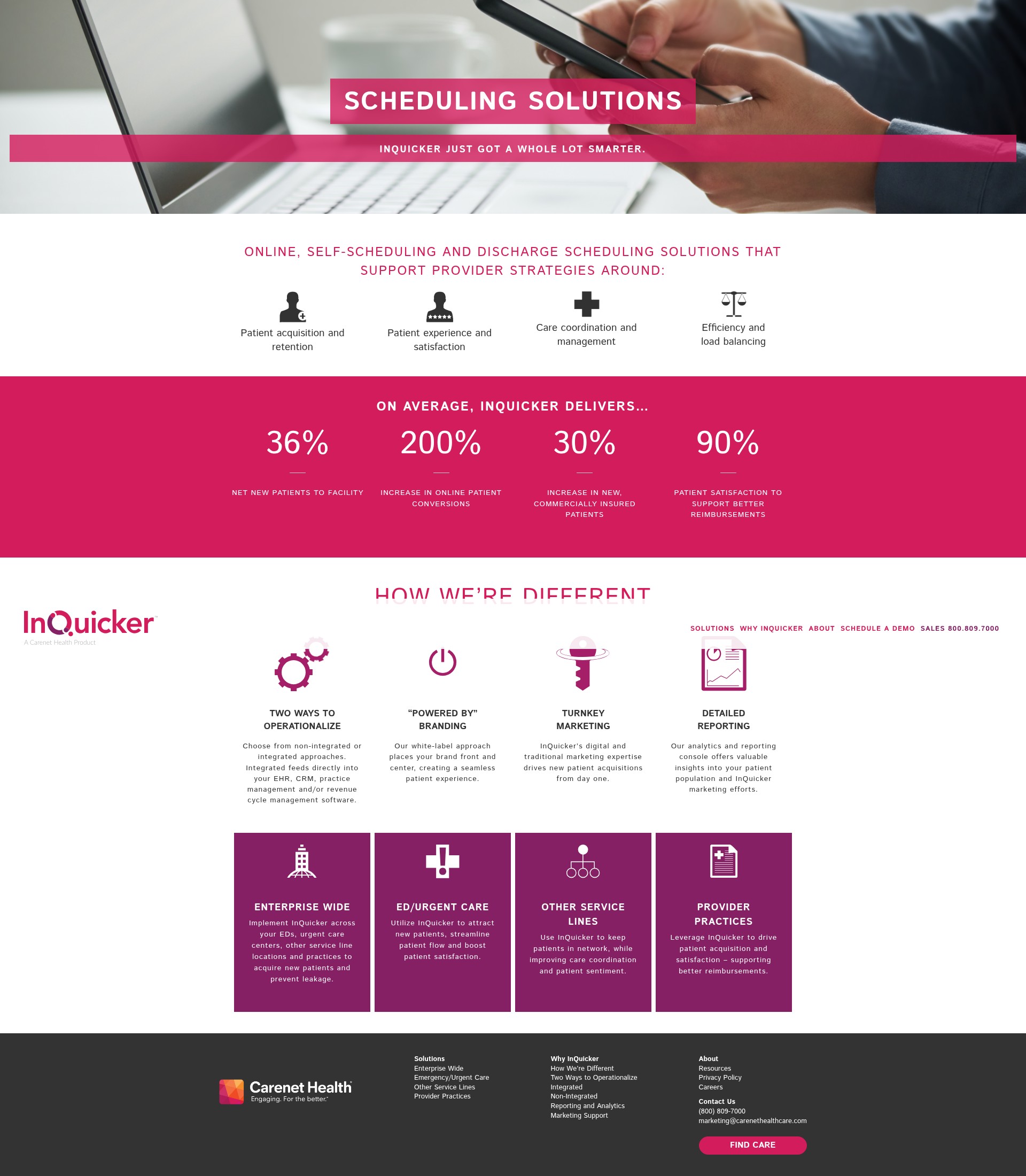 Screenshot of inquicker.com