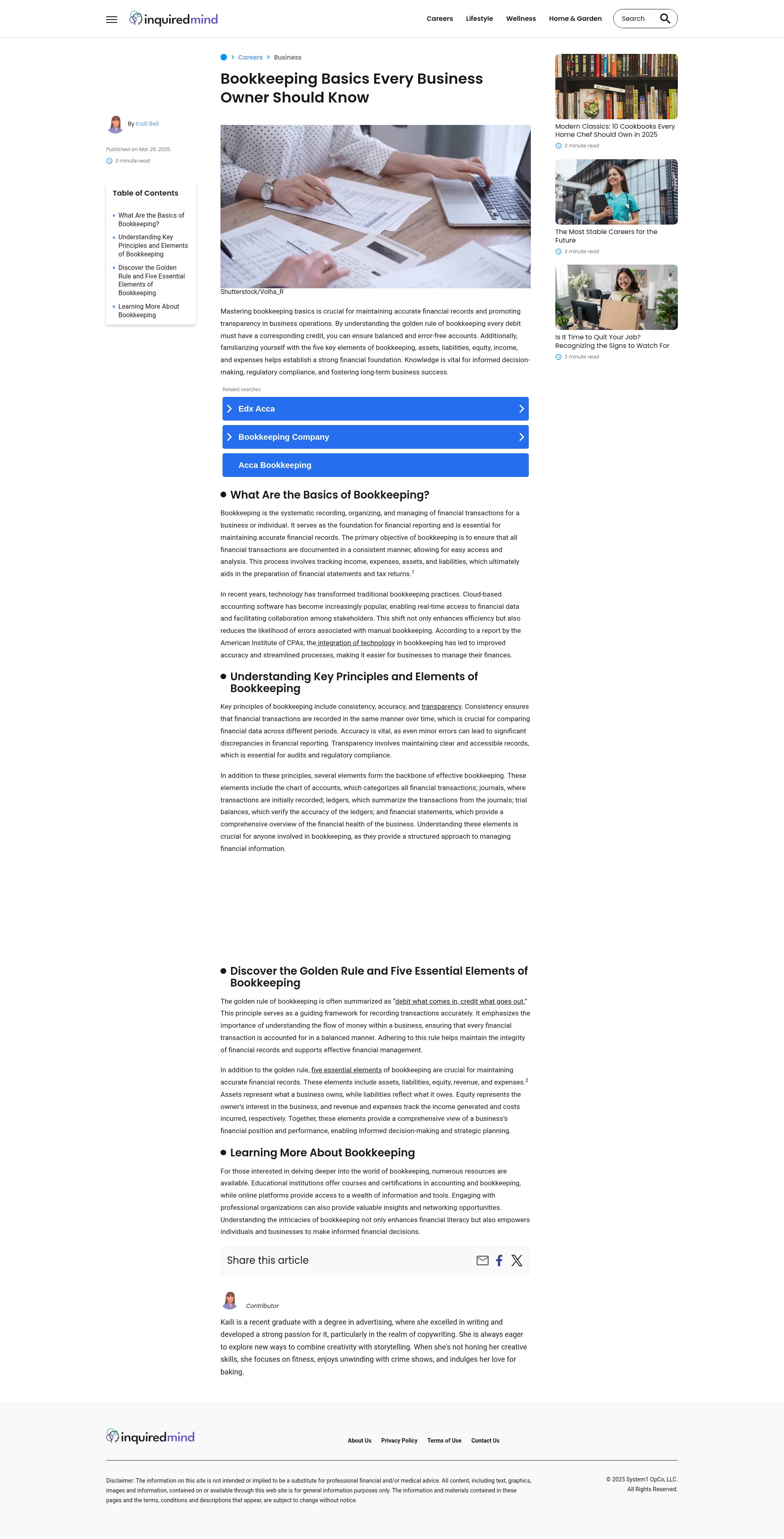 Screenshot of inquiredmind.com
