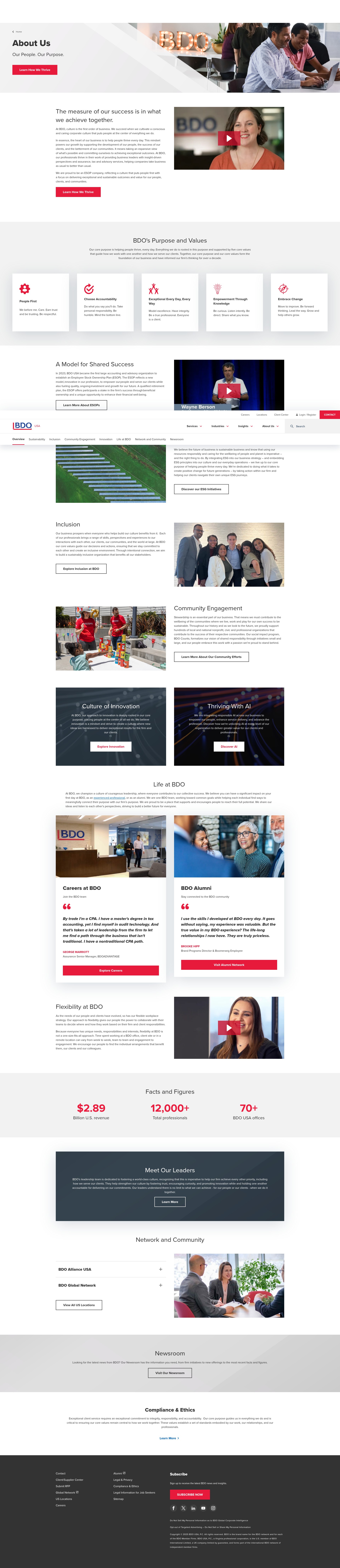 Screenshot of insights.bdo.com