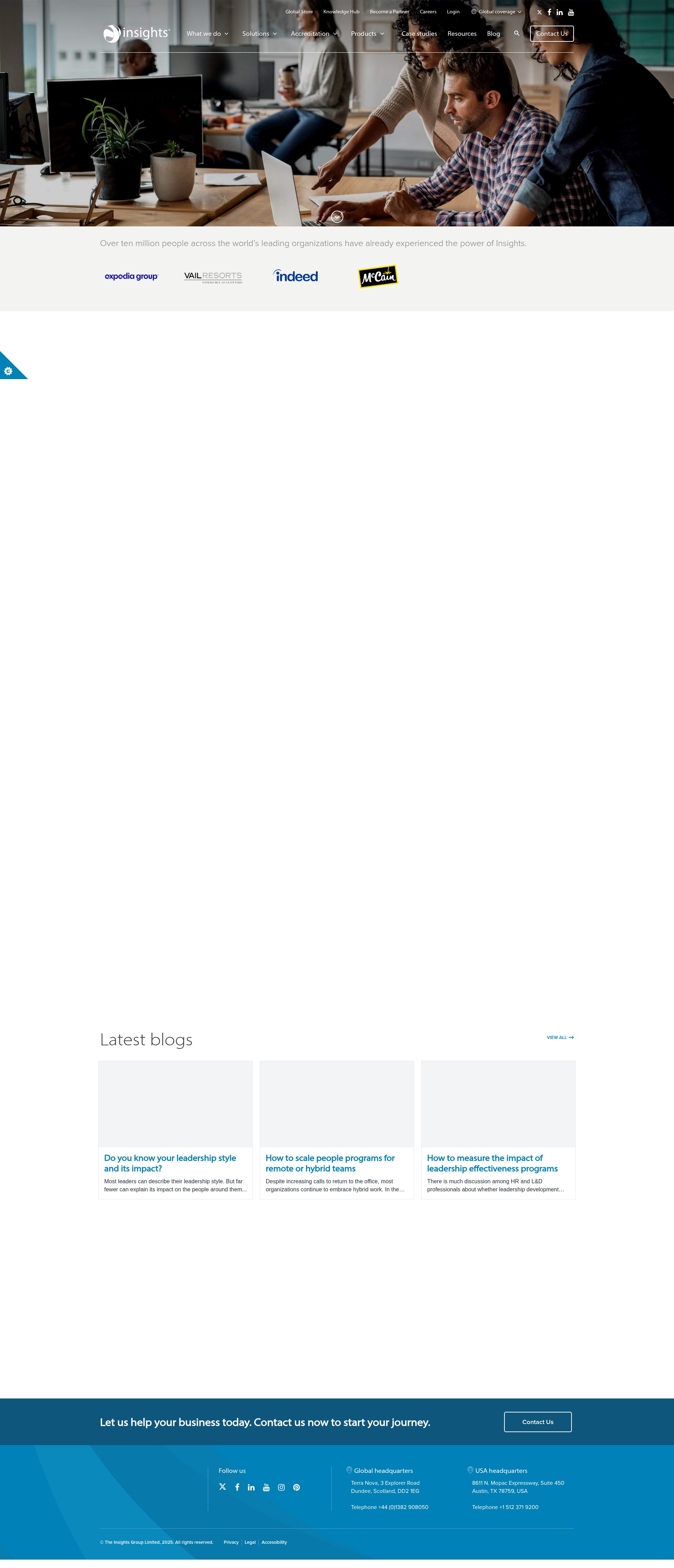 Screenshot of insights.com