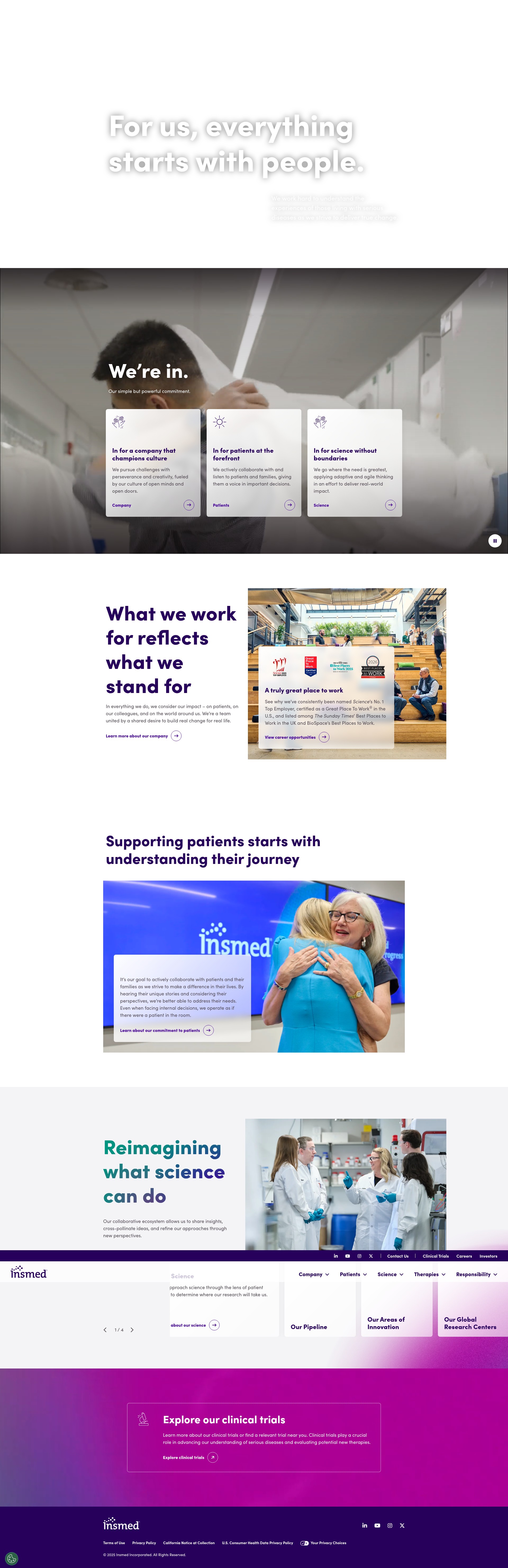 Screenshot of insmed.com