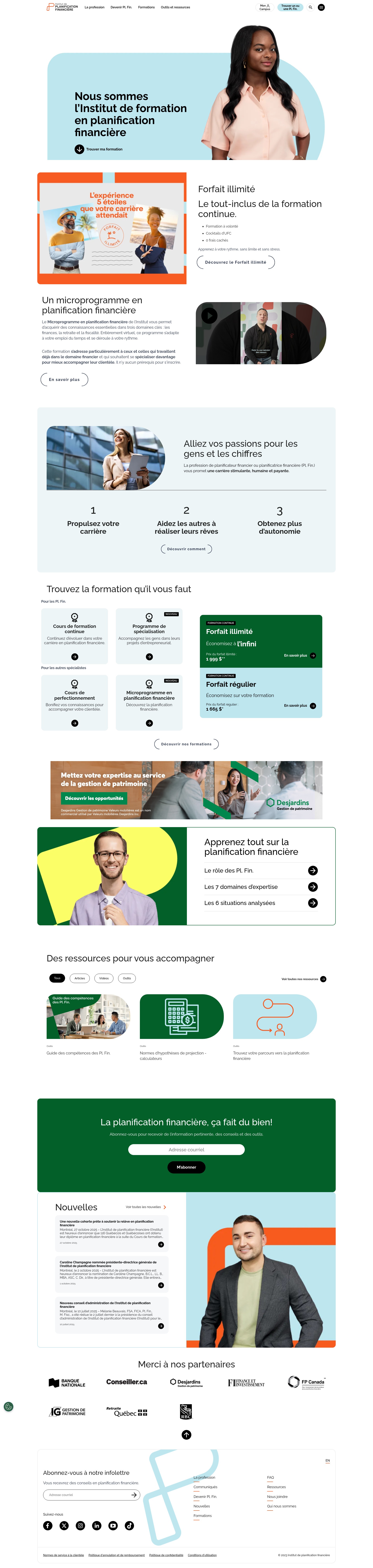 Screenshot of institutpf.org