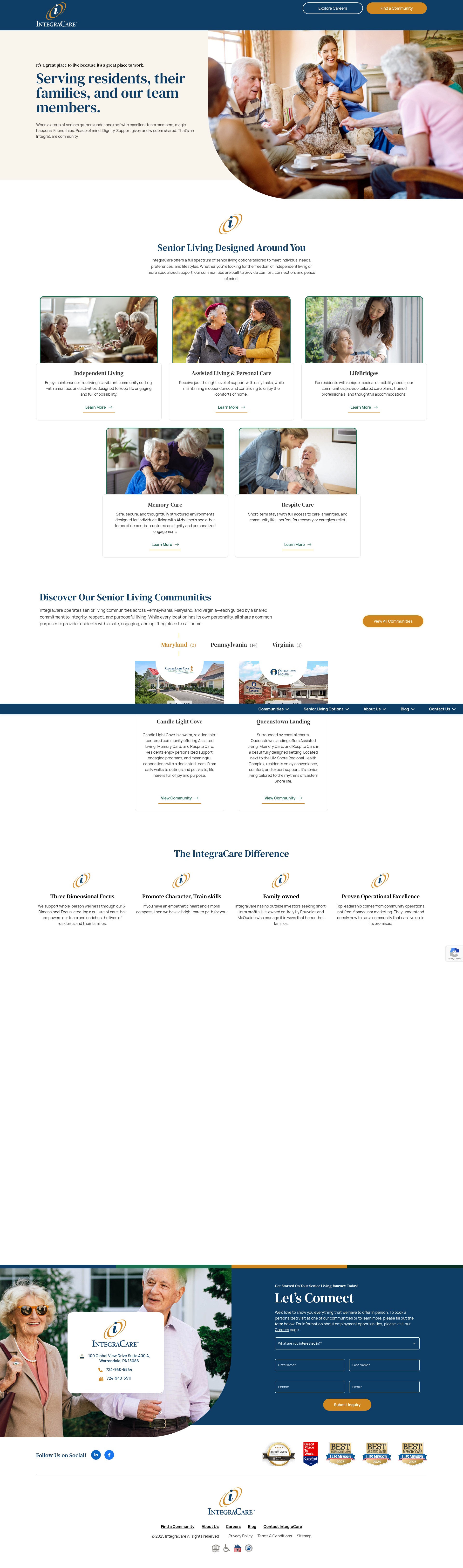 Screenshot of integracare.com