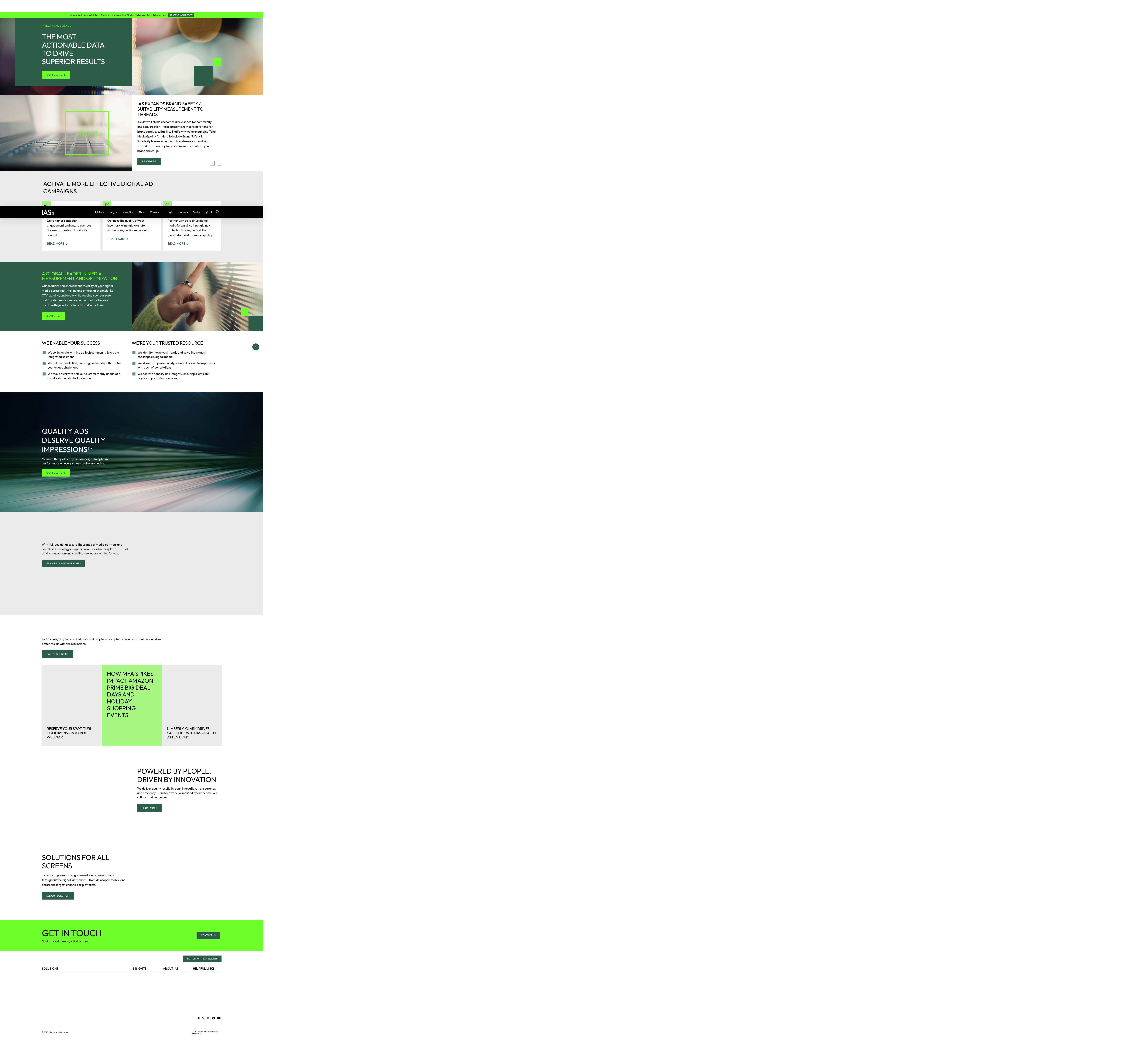 Screenshot of integralads.com