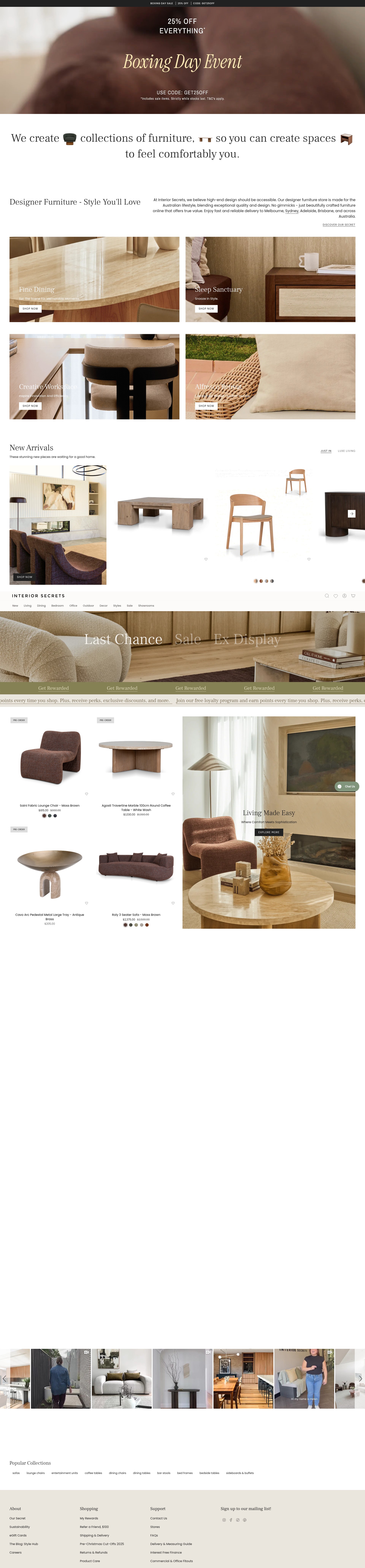 Screenshot of interiorsecrets.com.au