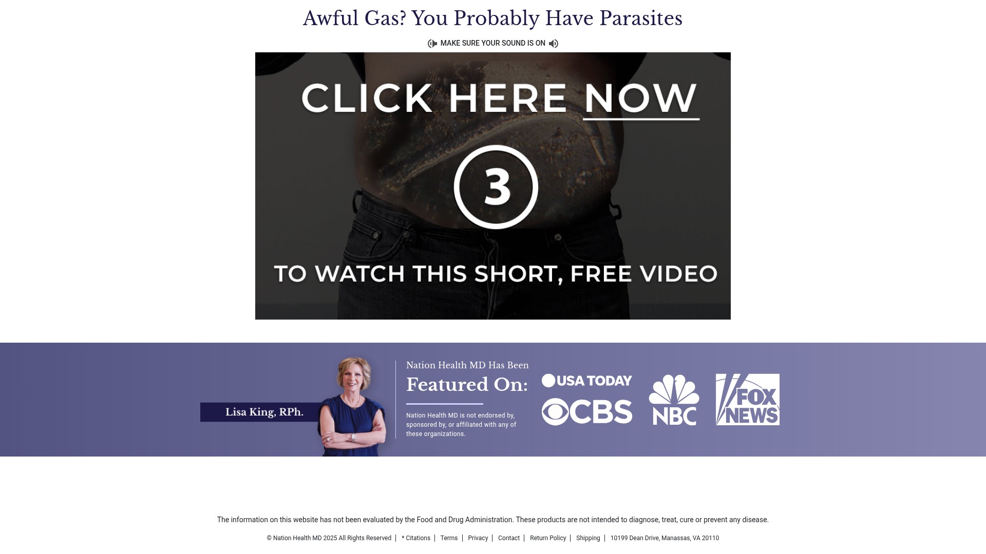 Screenshot of internalclear.com