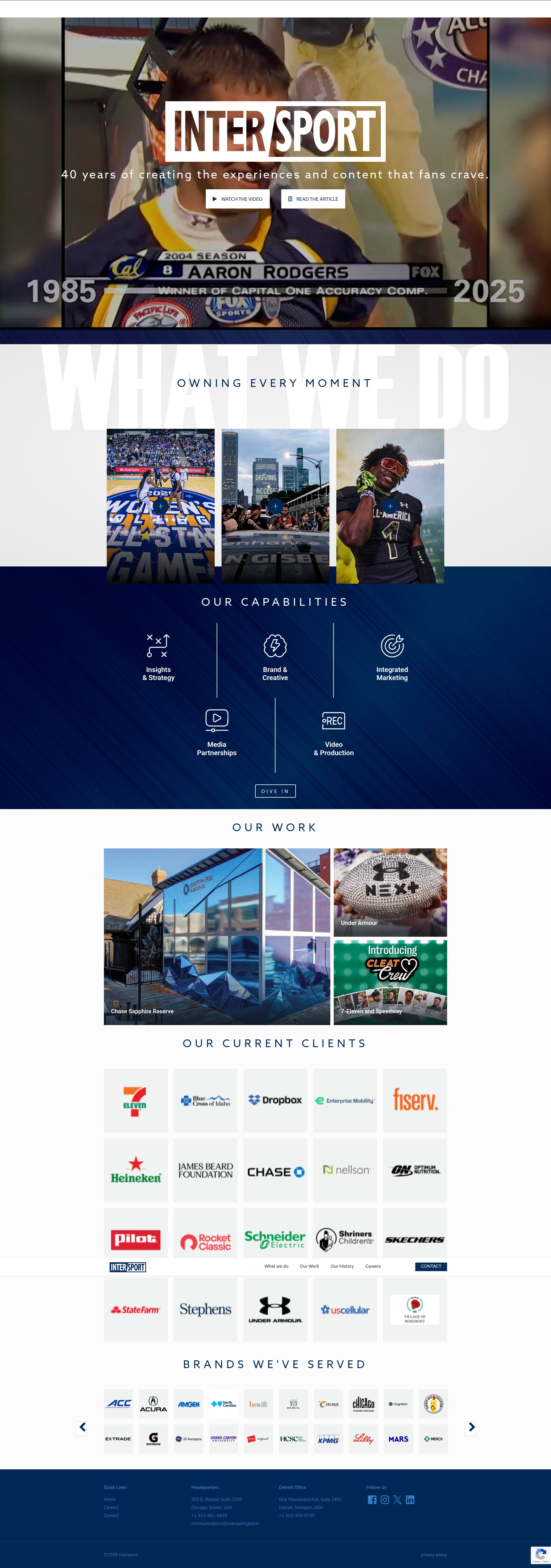 Screenshot of intersport.global
