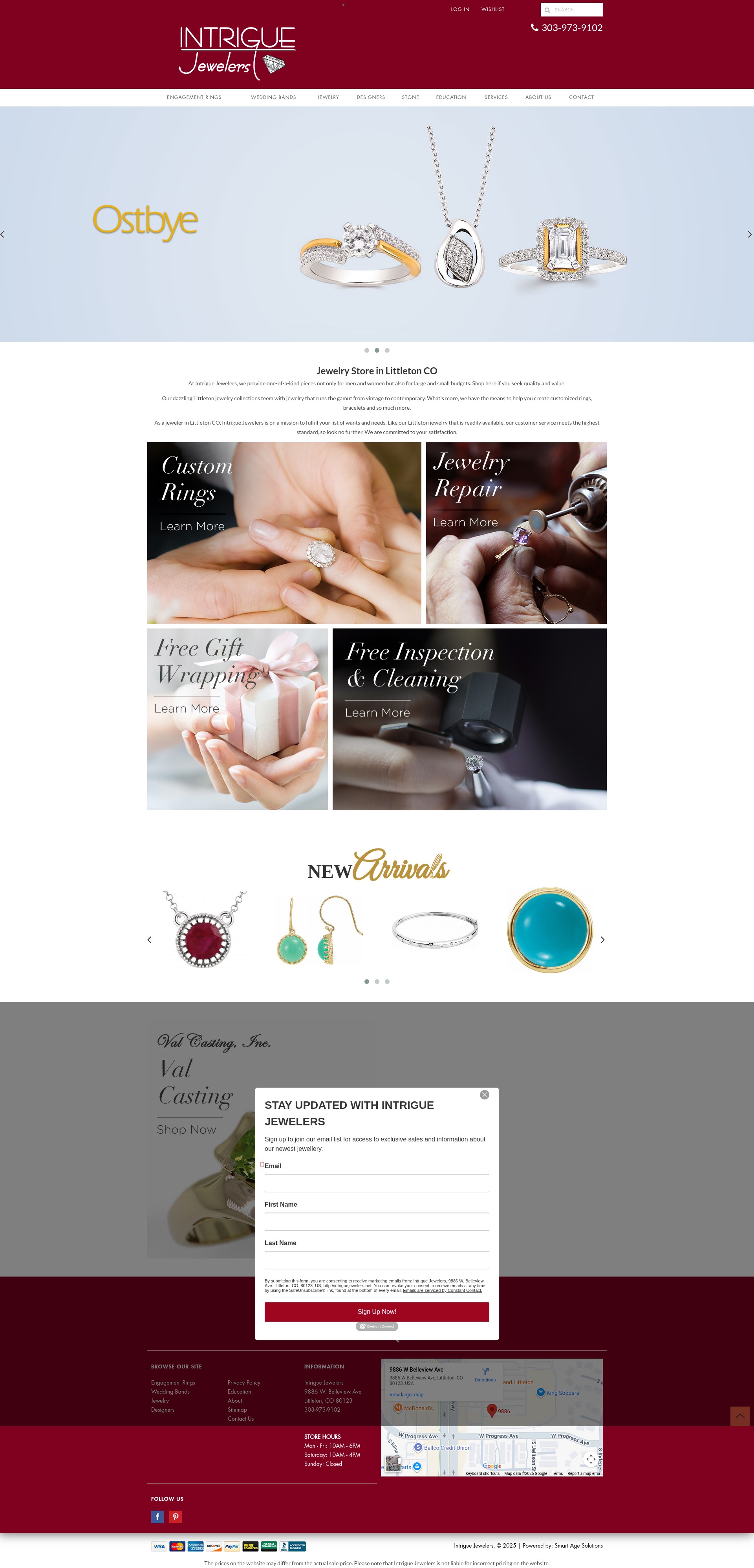 Screenshot of intriguejewelers.net