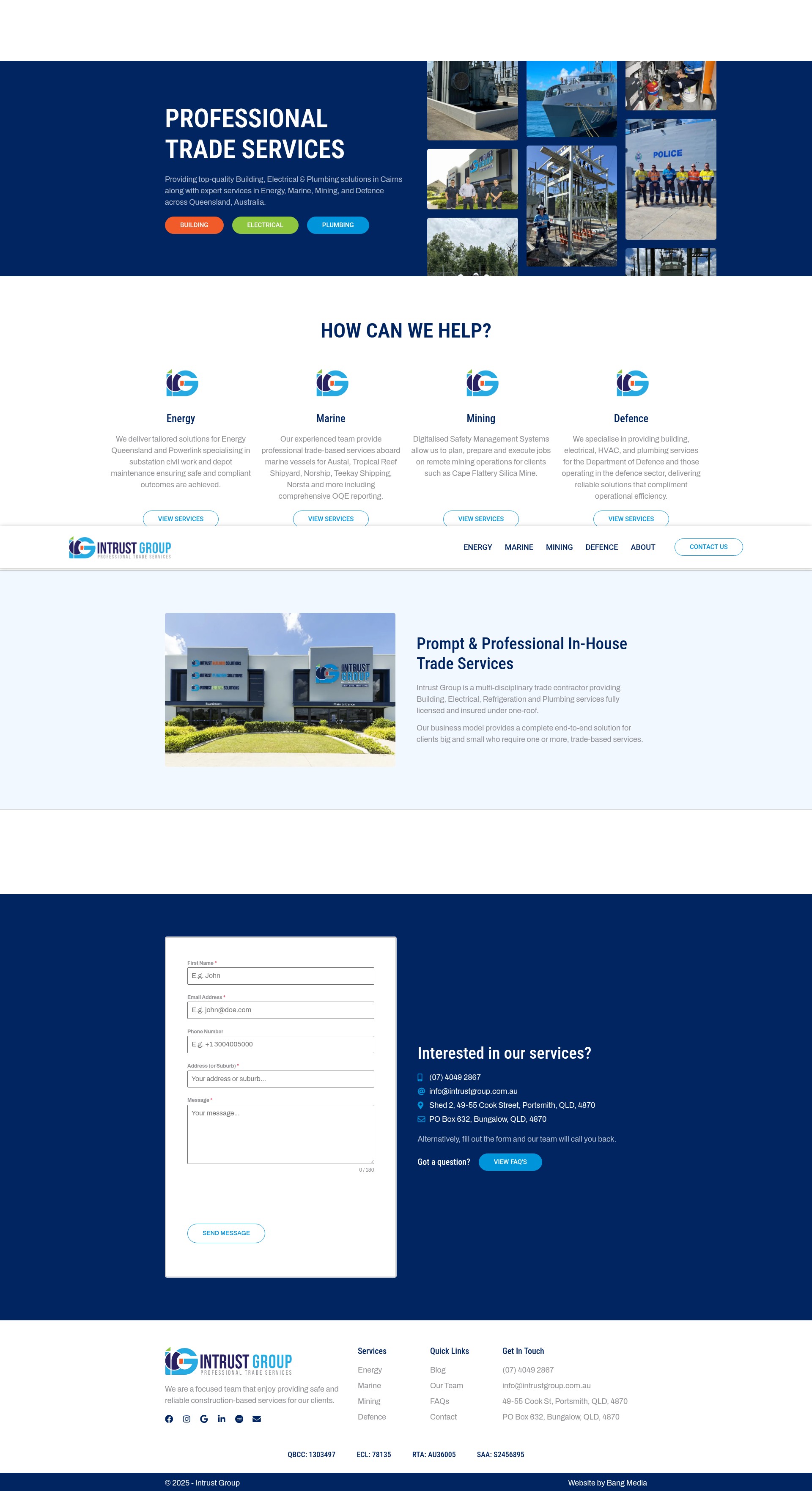 Screenshot of intrustgroup.com.au