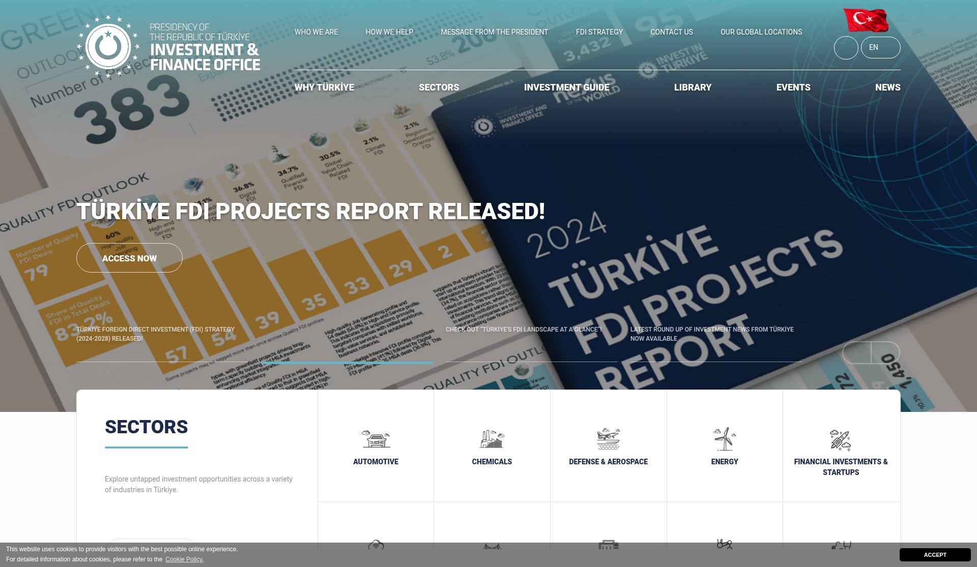 Screenshot of invest.gov.tr