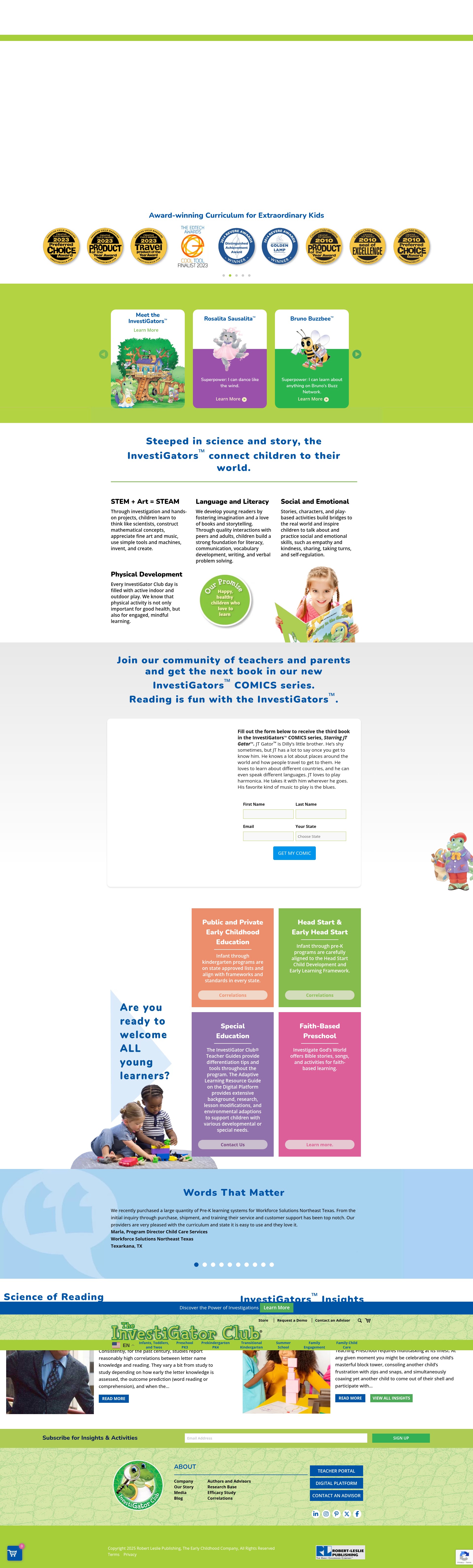 Screenshot of investigatorclub.com