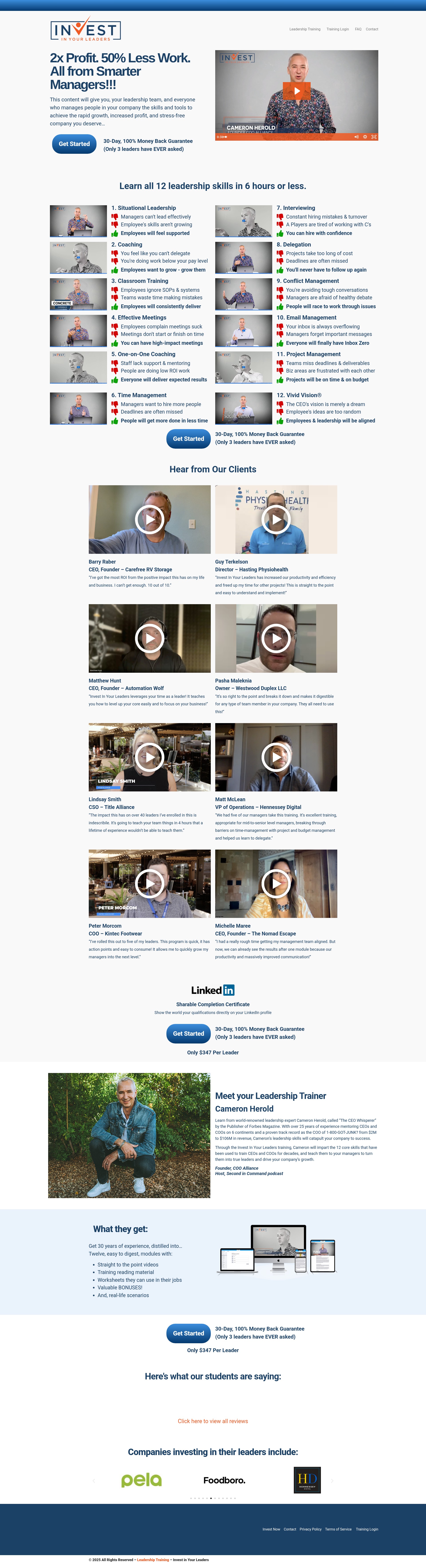 Screenshot of investinyourleaders.com