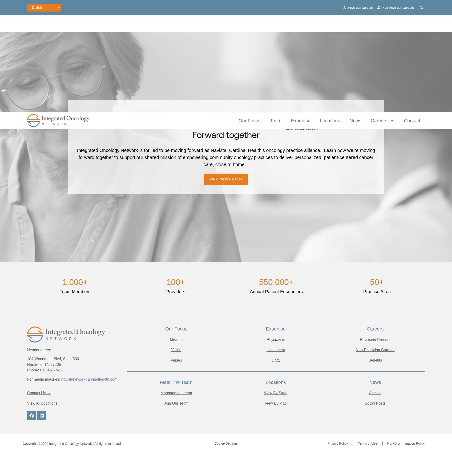 Screenshot of ionetwork.com