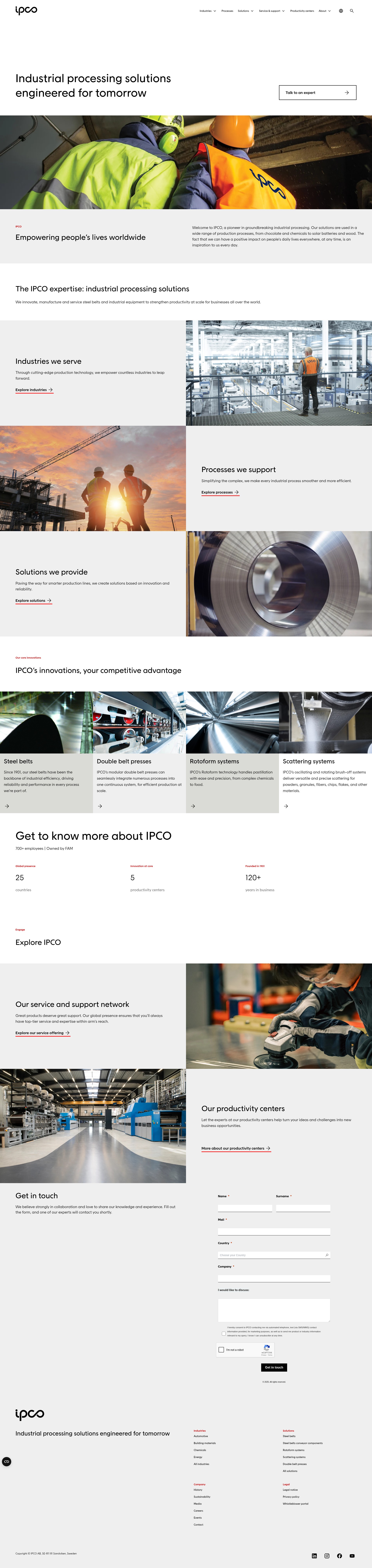 Screenshot of ipco.com