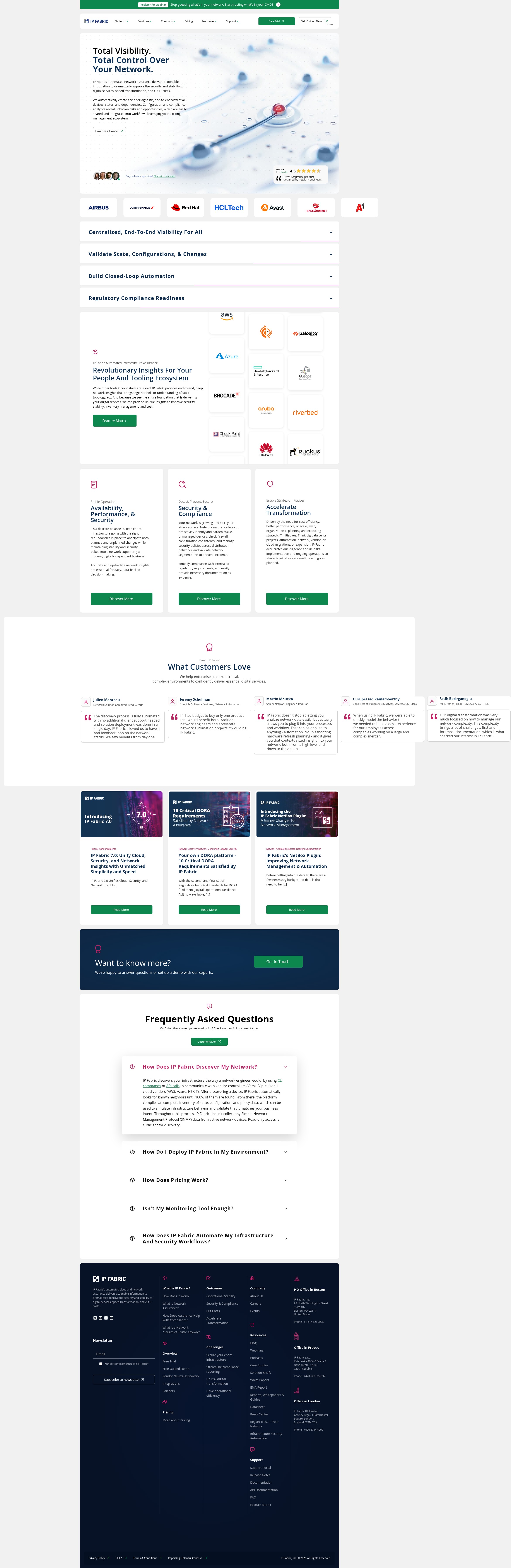 Screenshot of ipfabric.io
