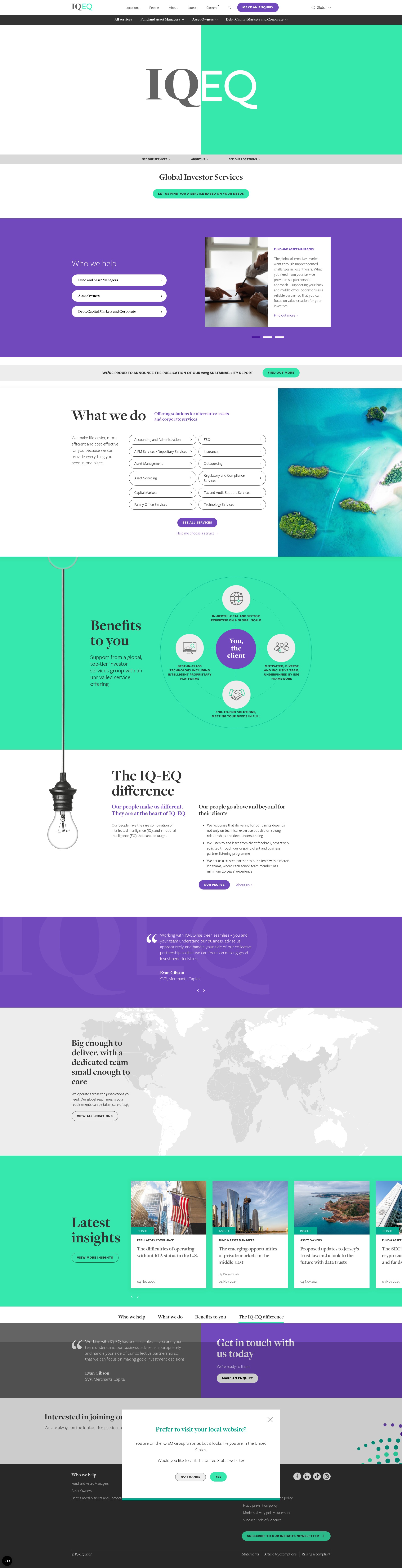 Screenshot of iqeq.com