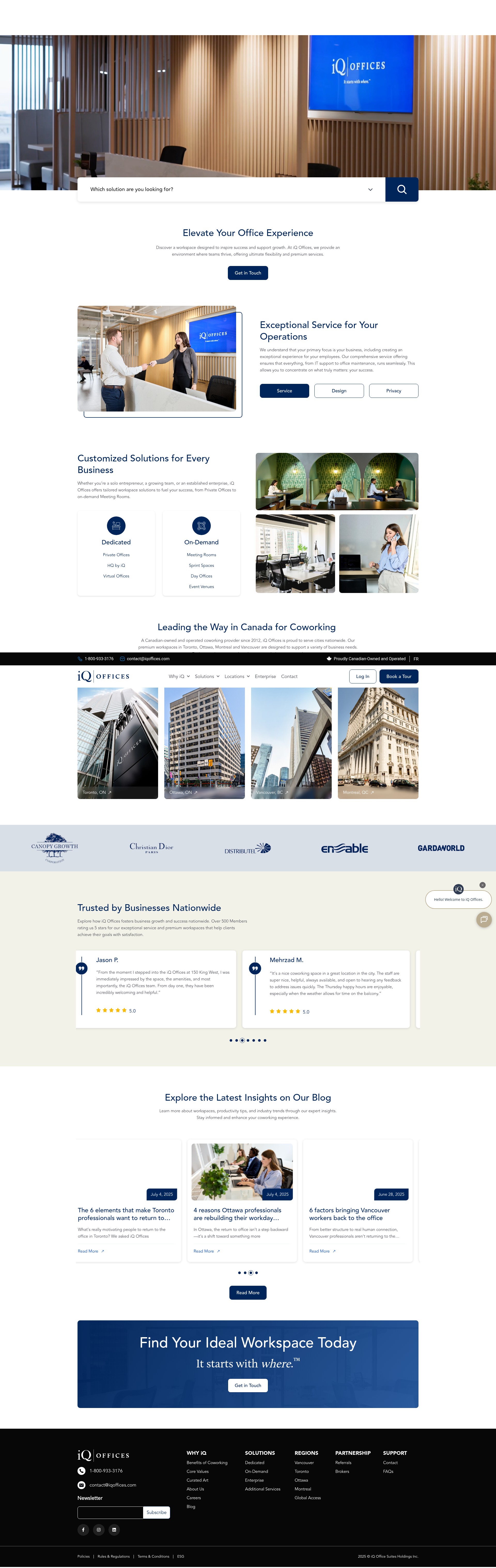 Screenshot of iqoffices.com