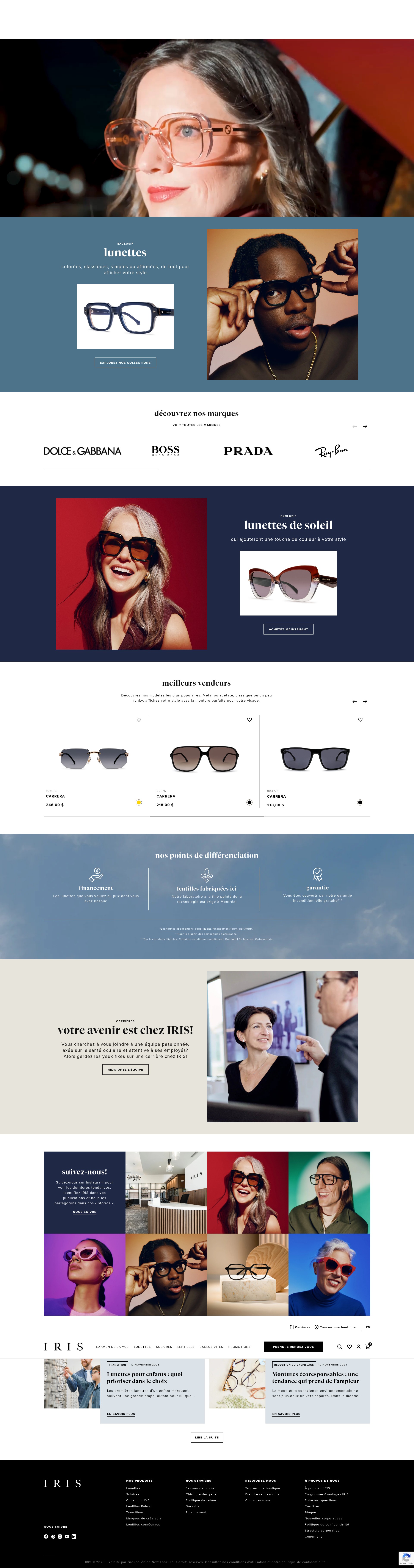 Screenshot of iris.ca