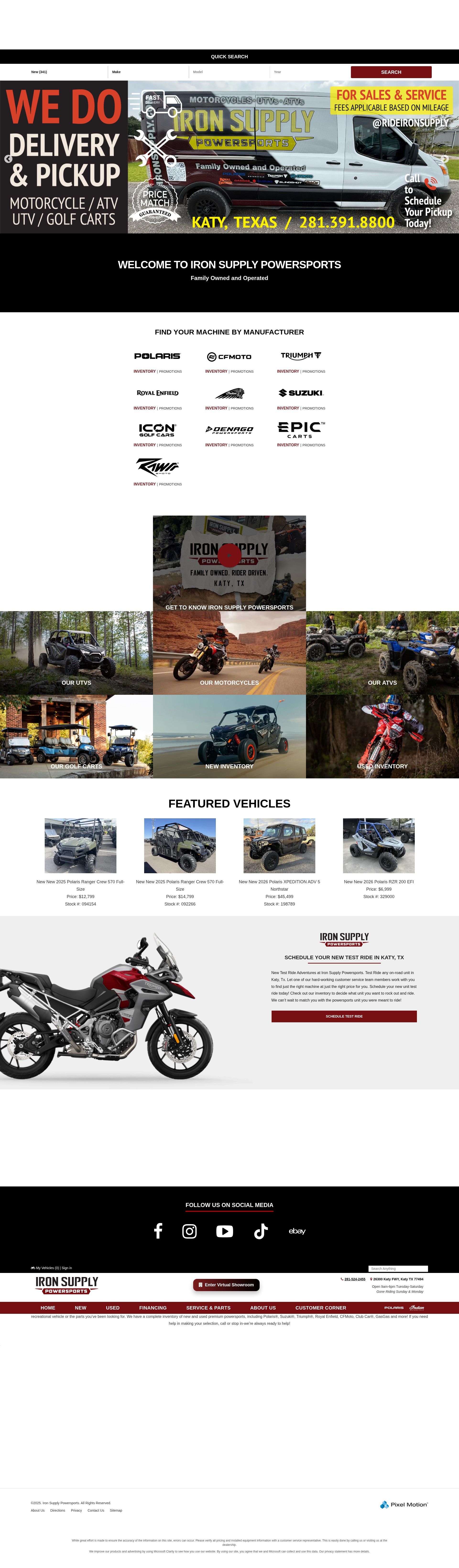 Screenshot of ironsupply.com