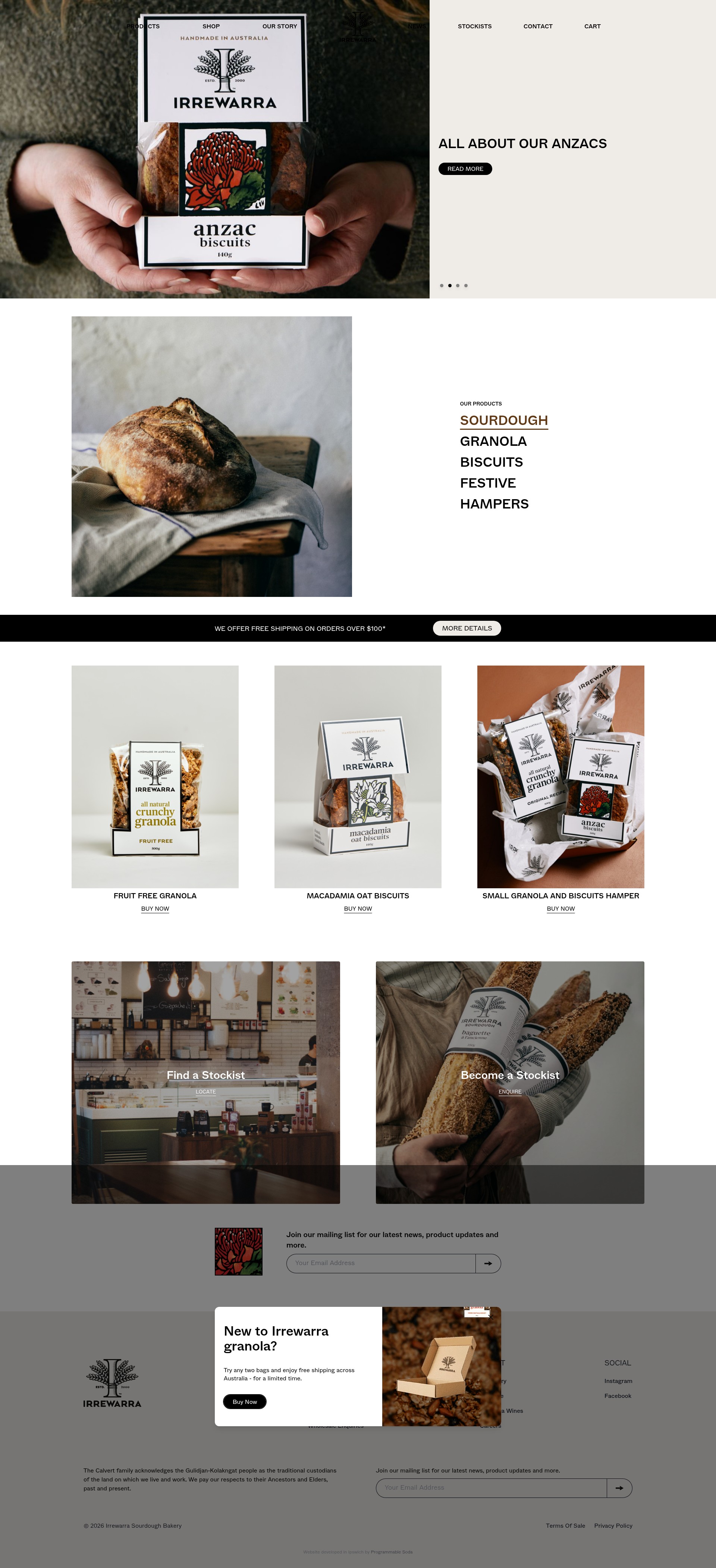 Screenshot of irrewarra.com.au
