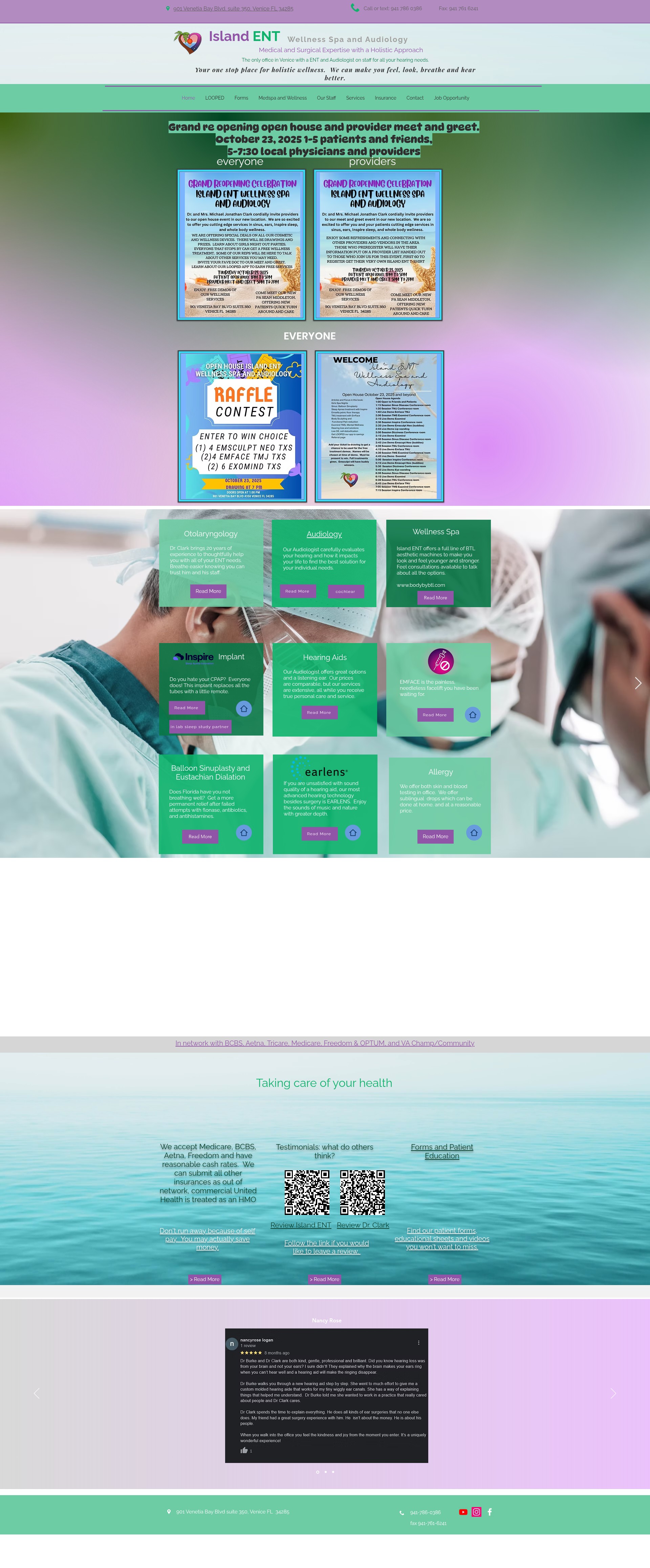 Screenshot of islandentvenice.com