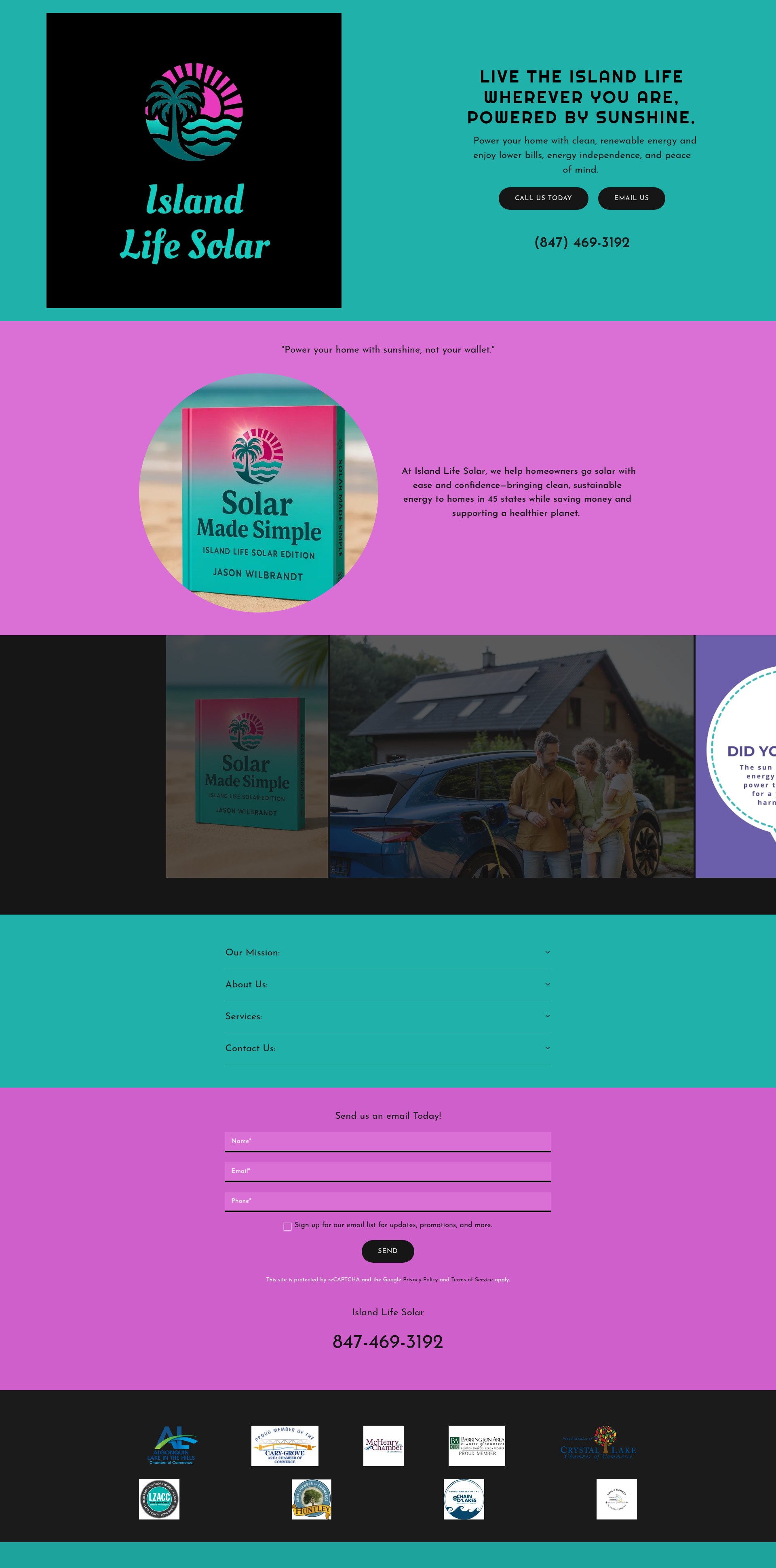 Screenshot of islandlifesolar.com