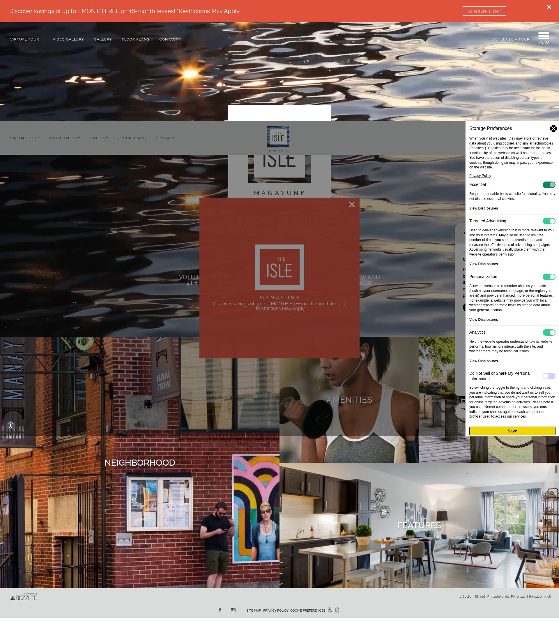 Screenshot of isleapts.com