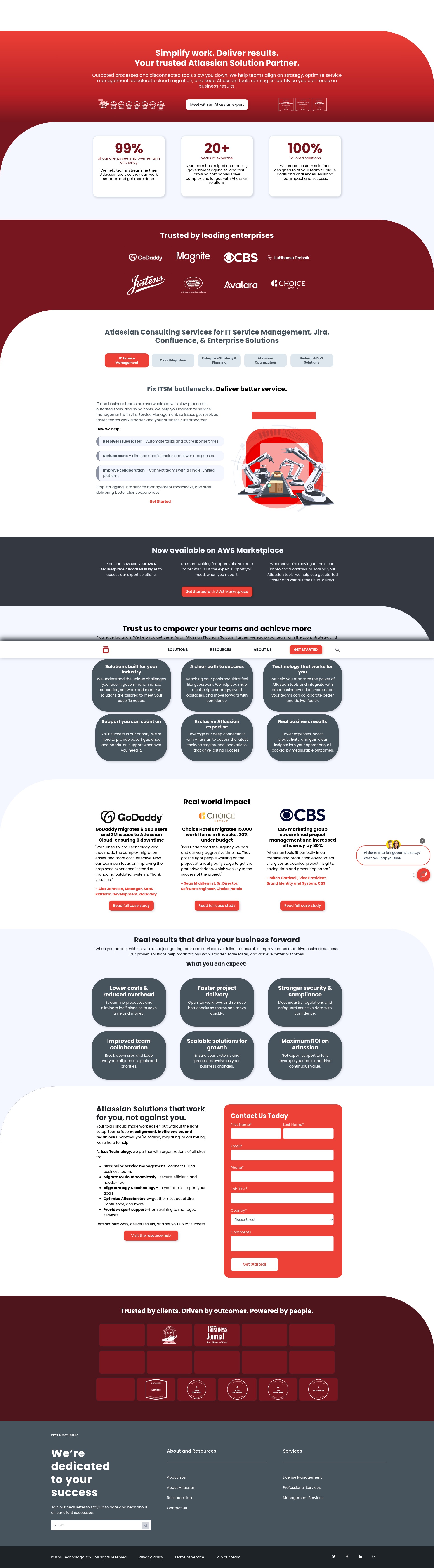 Screenshot of isostech.com