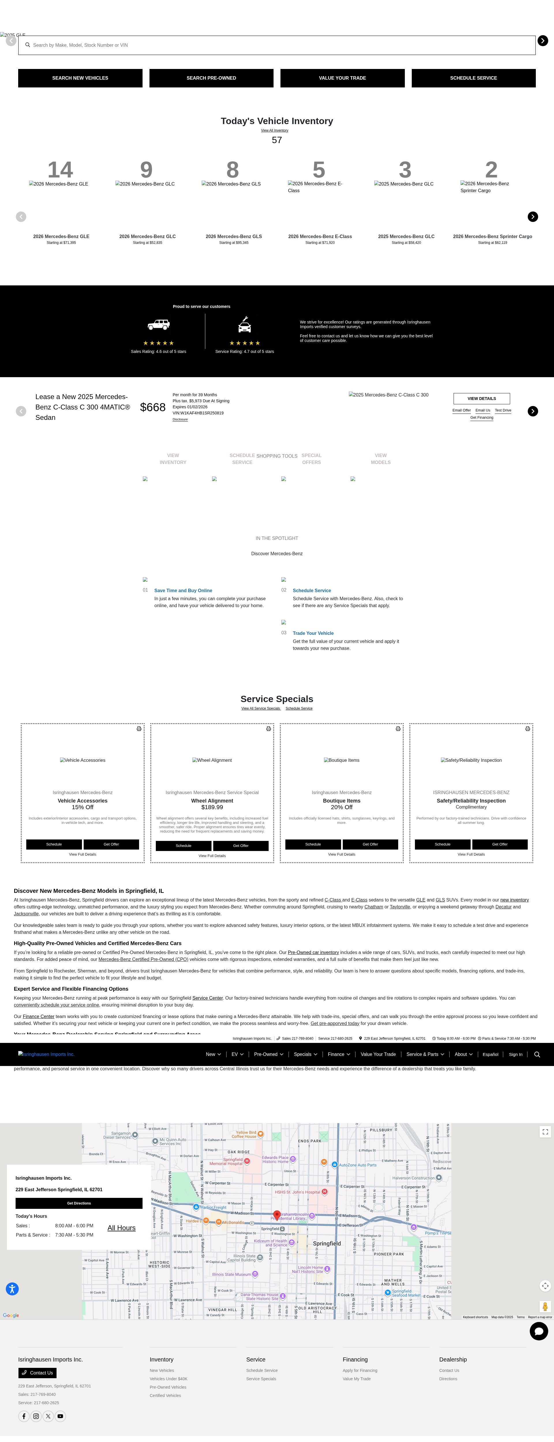 Screenshot of isringhausenmb.com