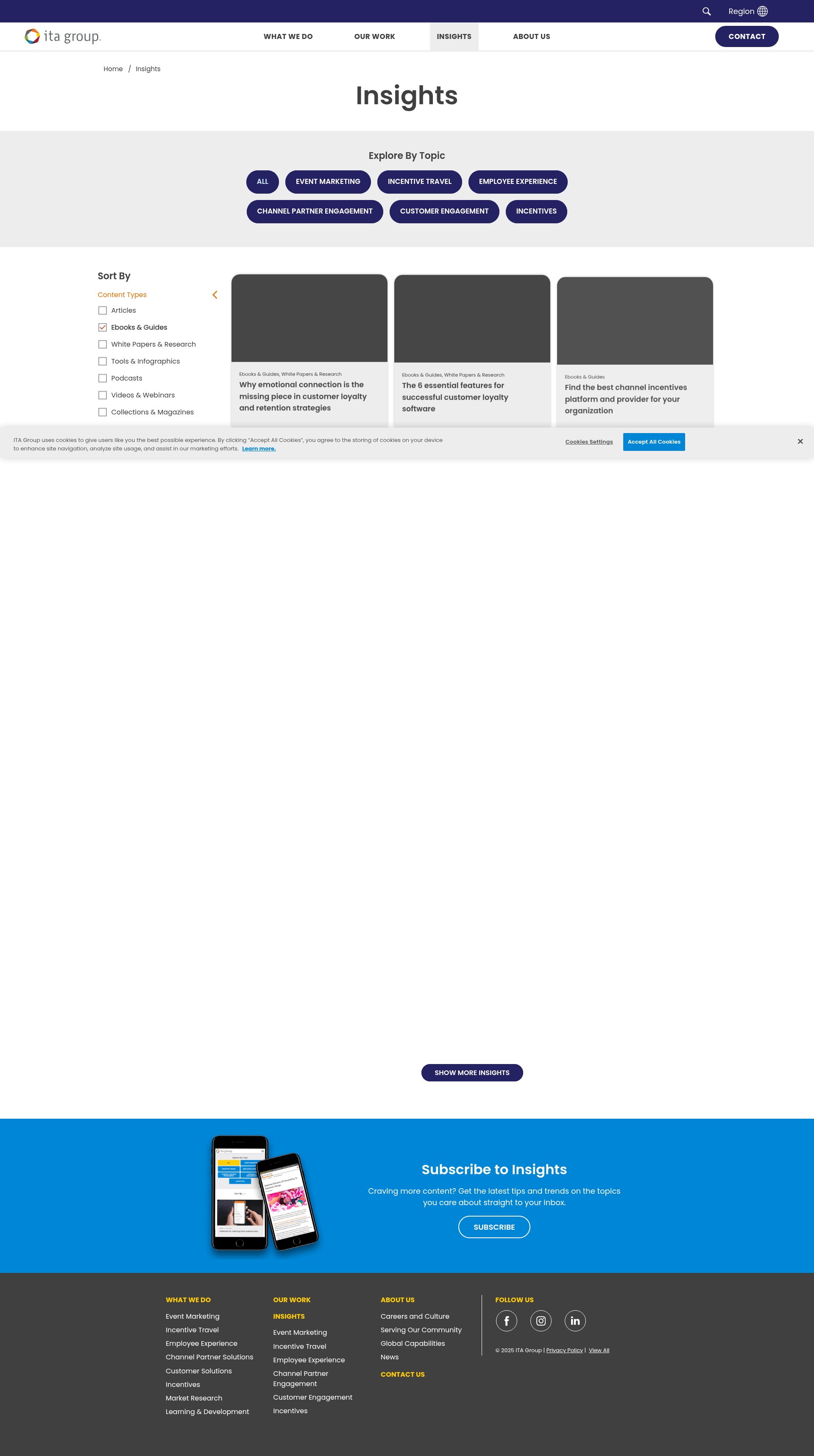 Screenshot of itagroup.com