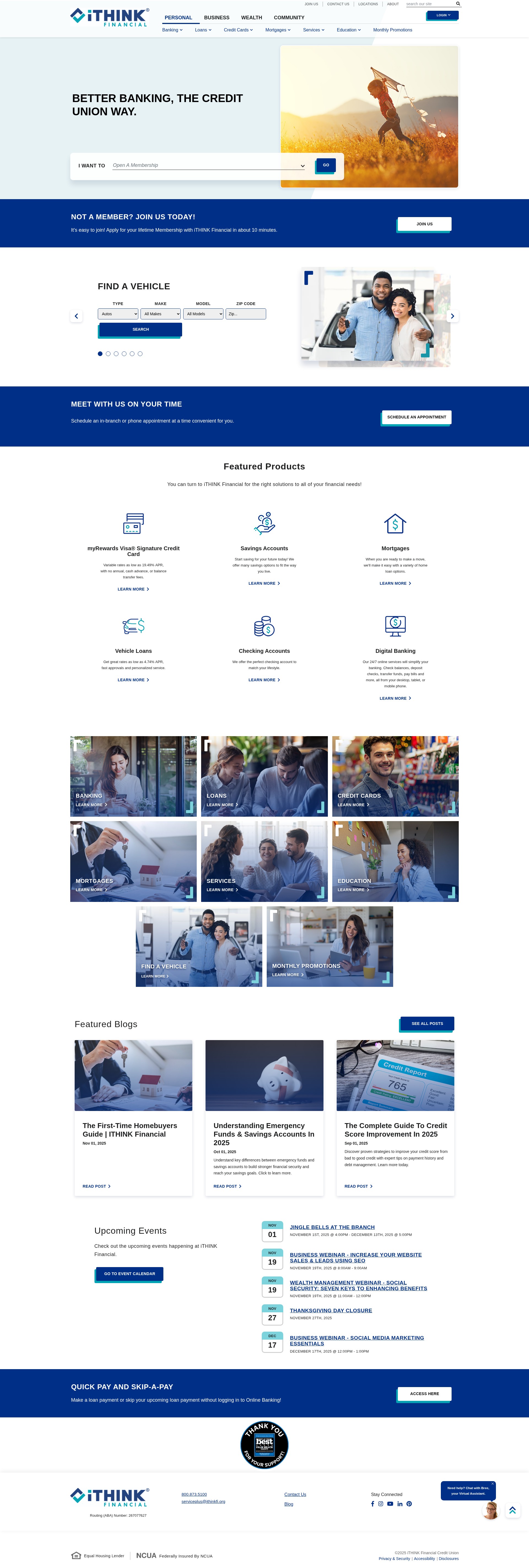 Screenshot of ithinkfi.org