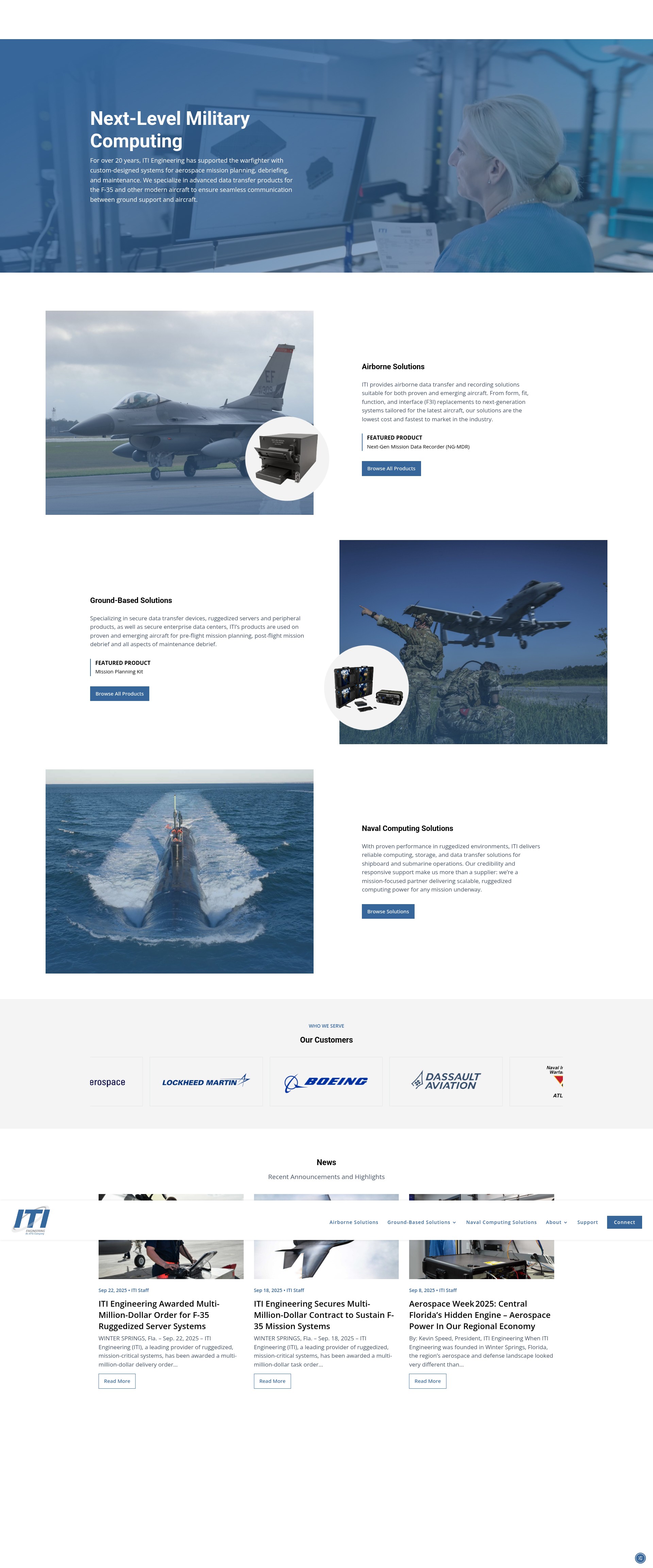 Screenshot of itiengineering.com
