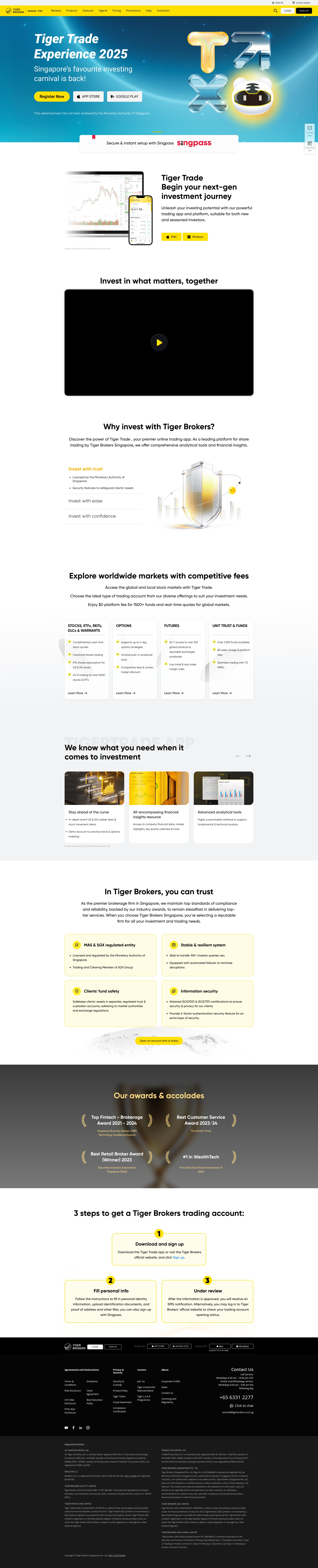Screenshot of itiger.com