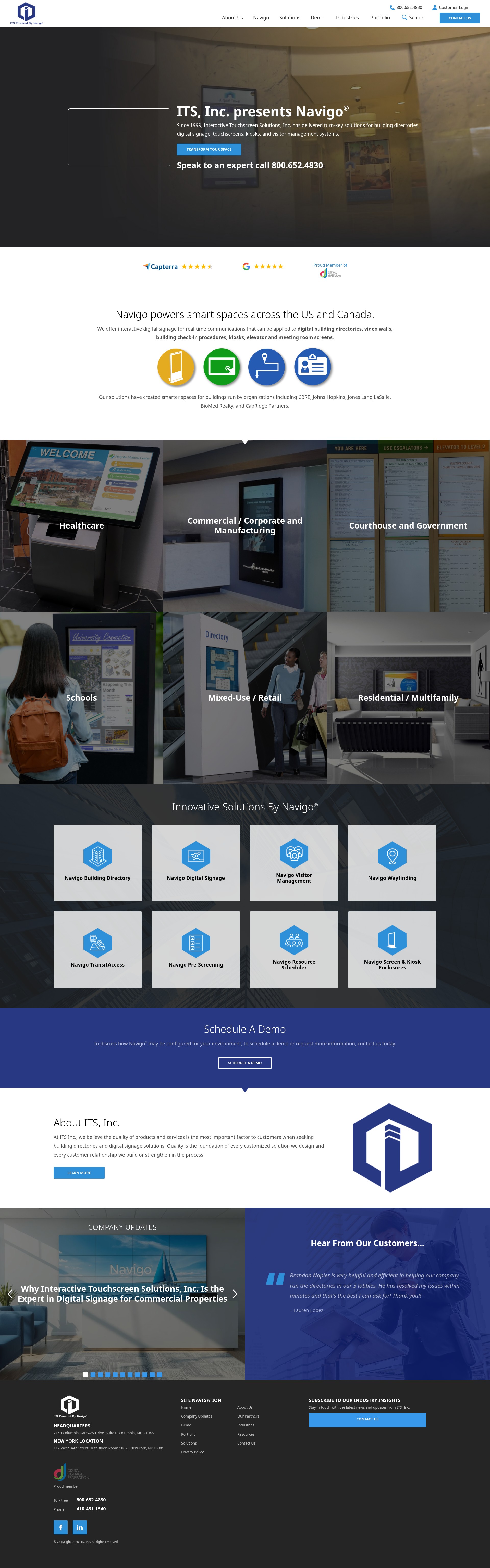 Screenshot of itouchinc.com
