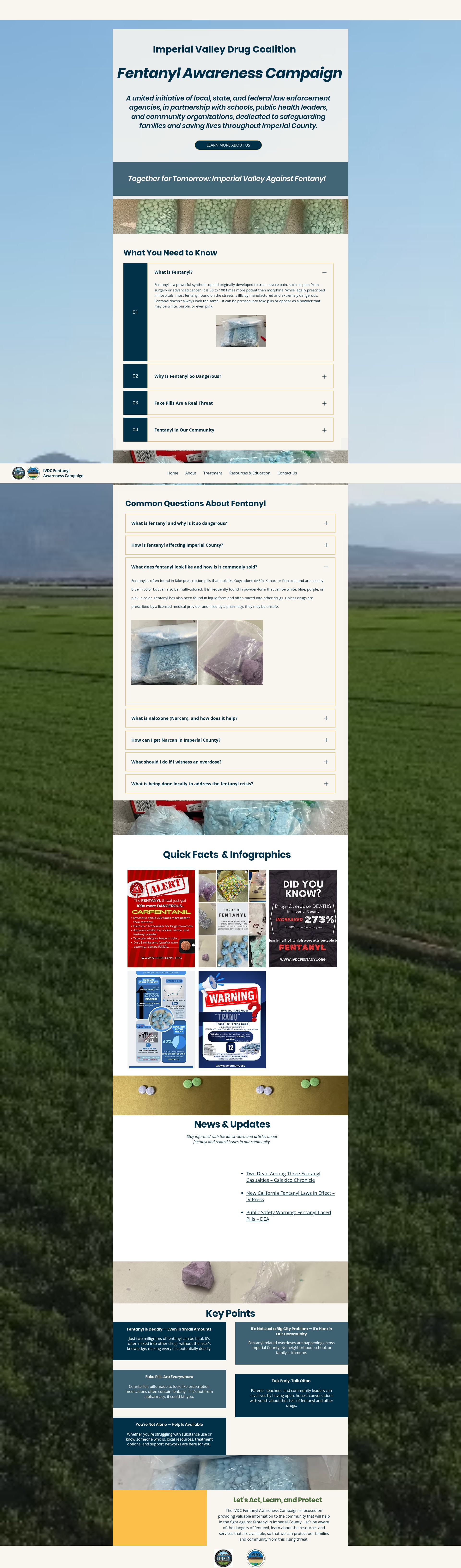 Screenshot of ivdcfentanyl.org