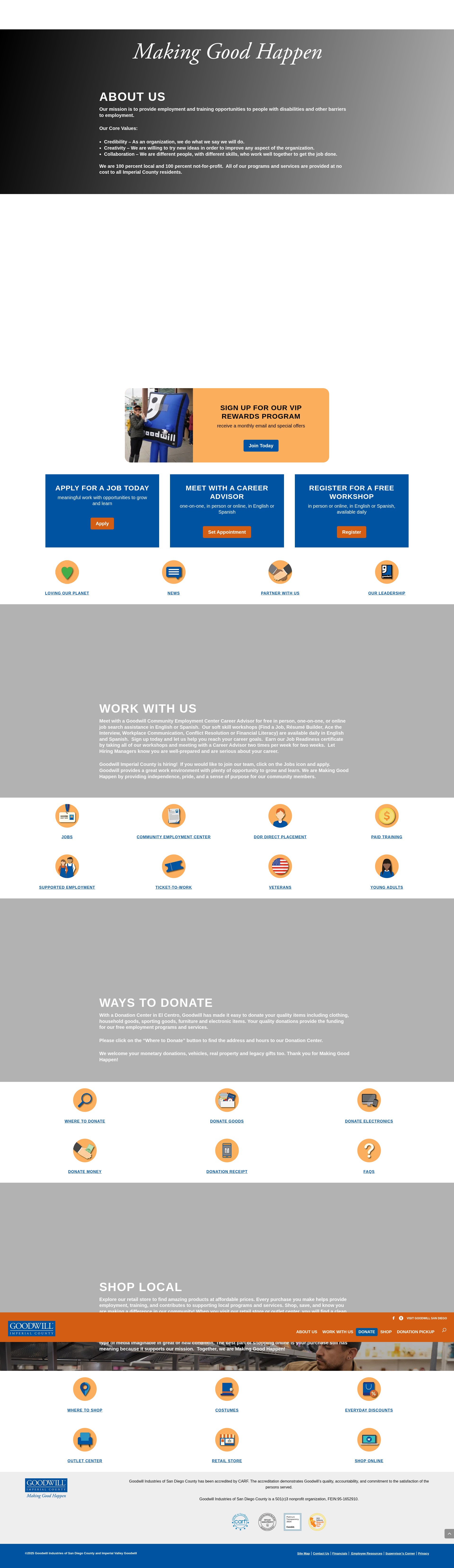 Screenshot of ivgoodwill.org